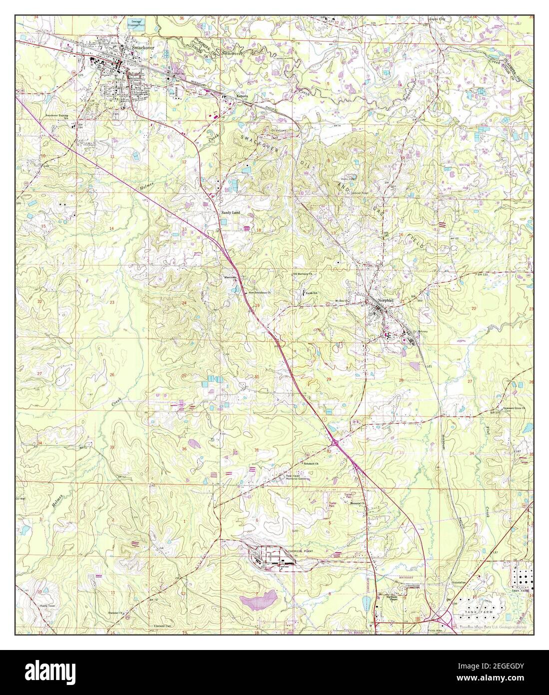Smackover, Arkansas, map 1962, 124000, United States of America by