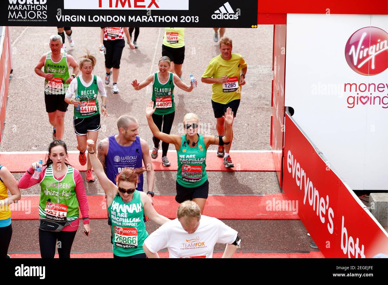 https://c8.alamy.com/comp/2EGEJFE/athletics-2013-virgin-london-marathon-london-21413-singer-katherine-jenkins-celebrates-after-finishing-the-marathon-r-mandatory-credit-action-images-andrew-boyers-2EGEJFE.jpg
