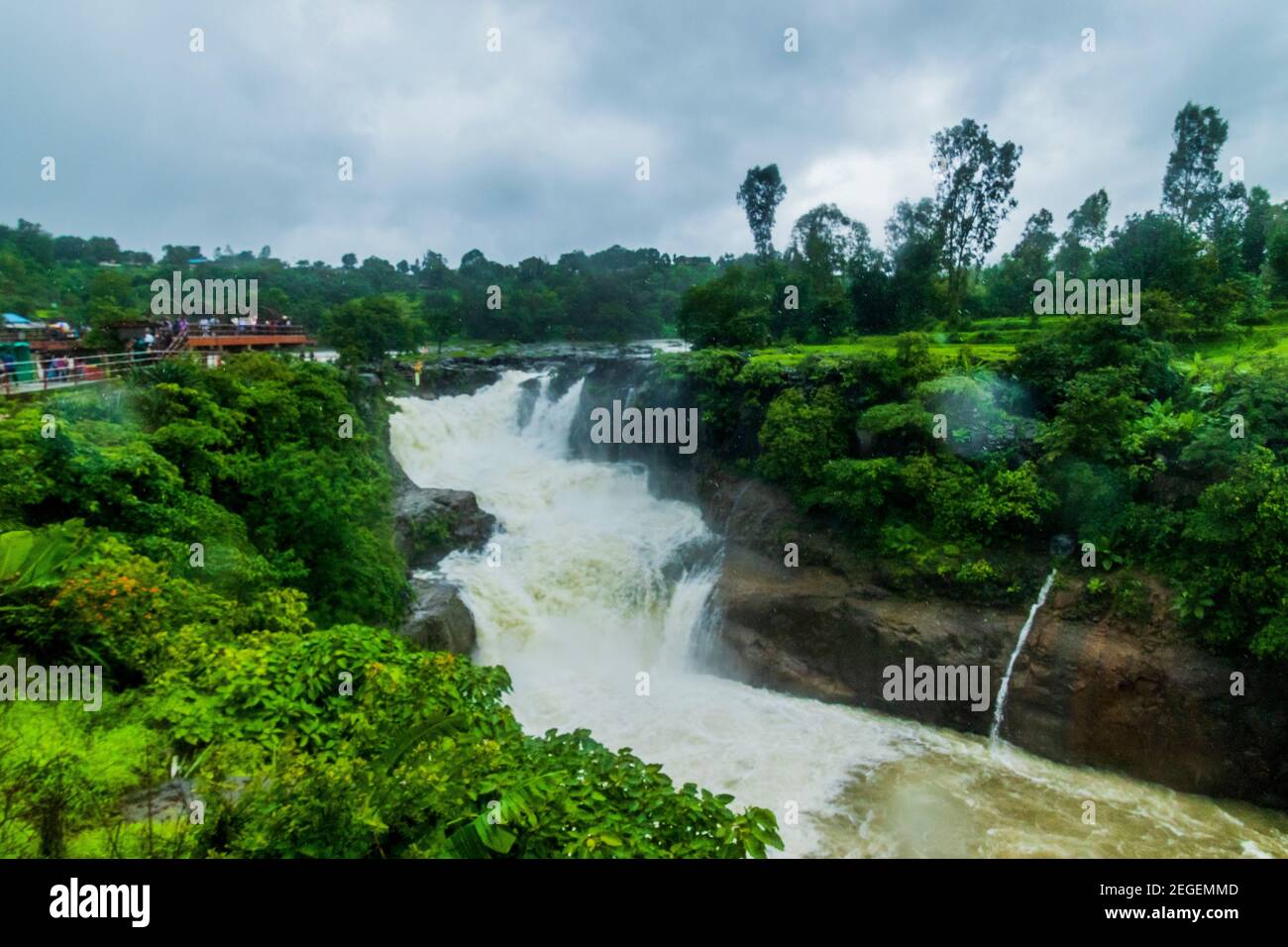Randha falls in Bhandhardhara Stock Photo