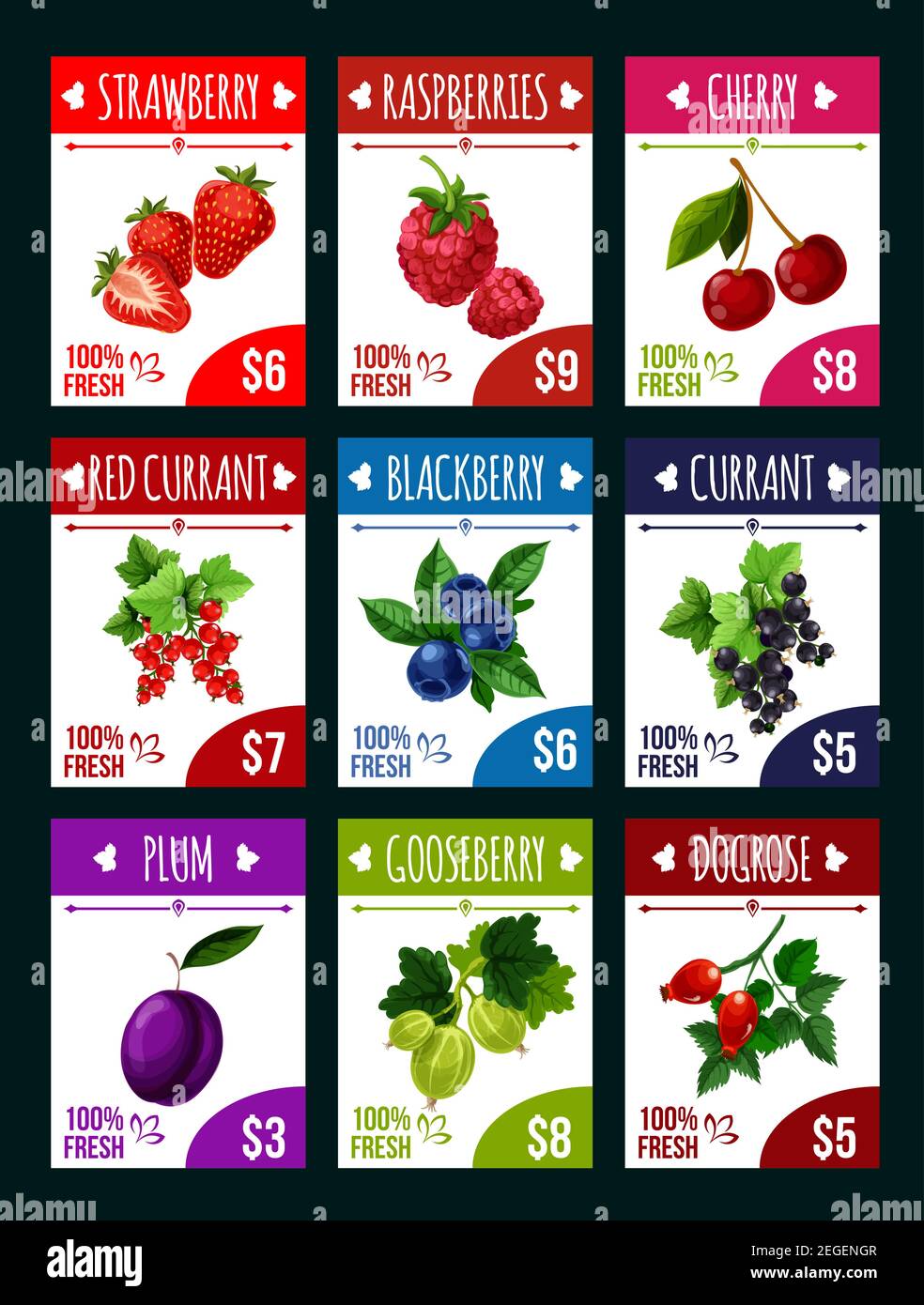 The berry farm Stock Vector Images Alamy