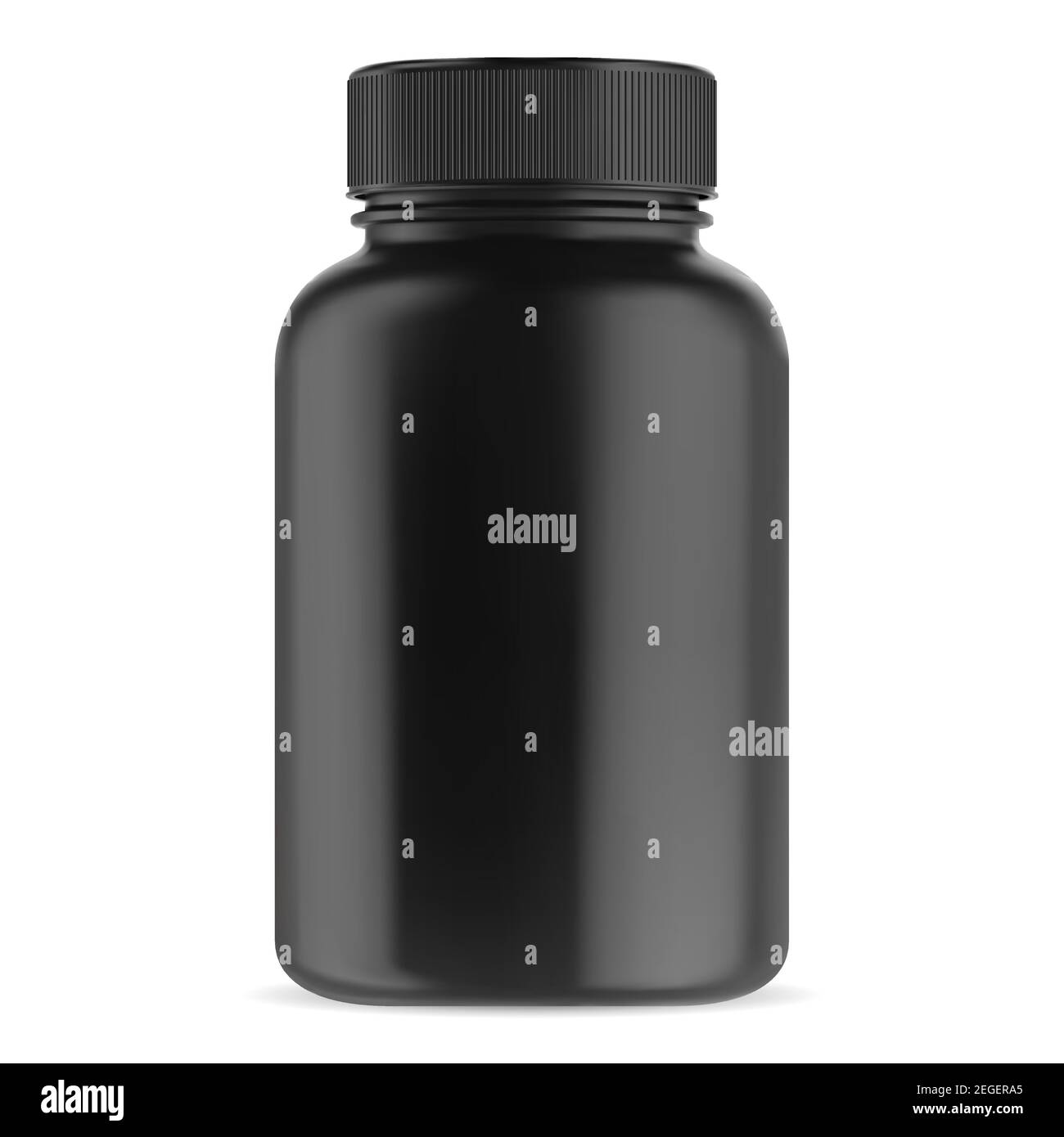Download Black Supplement Bottle Vitamin Pill Container Vector Template Glossy Plastic Packaging Mockup 3d Design Big Medicament Capsule Jar For Pharmacy B Stock Vector Image Art Alamy