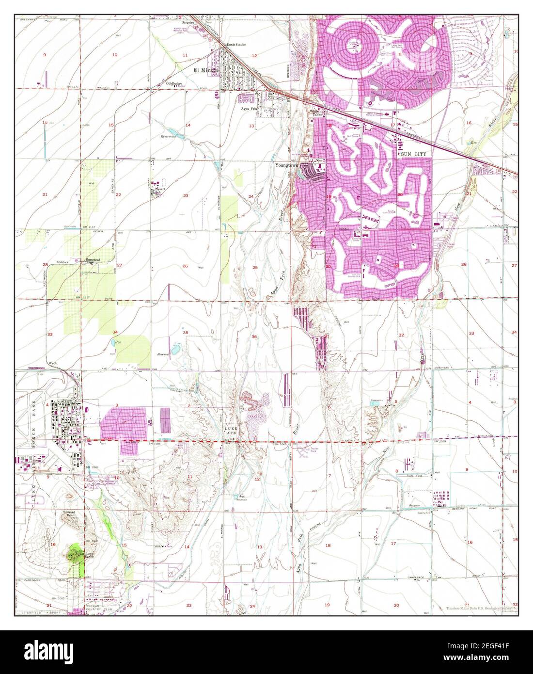 El Mirage Az Map El Mirage, Arizona, Map 1957, 1:24000, United States Of America By Timeless  Maps, Data U.s. Geological Survey Stock Photo - Alamy