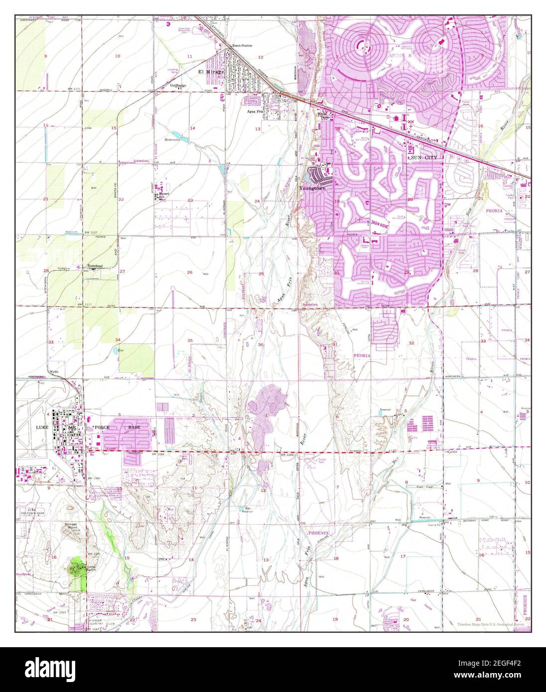 El Mirage Az Map El Mirage, Arizona, Map 1957, 1:24000, United States Of America By Timeless  Maps, Data U.s. Geological Survey Stock Photo - Alamy