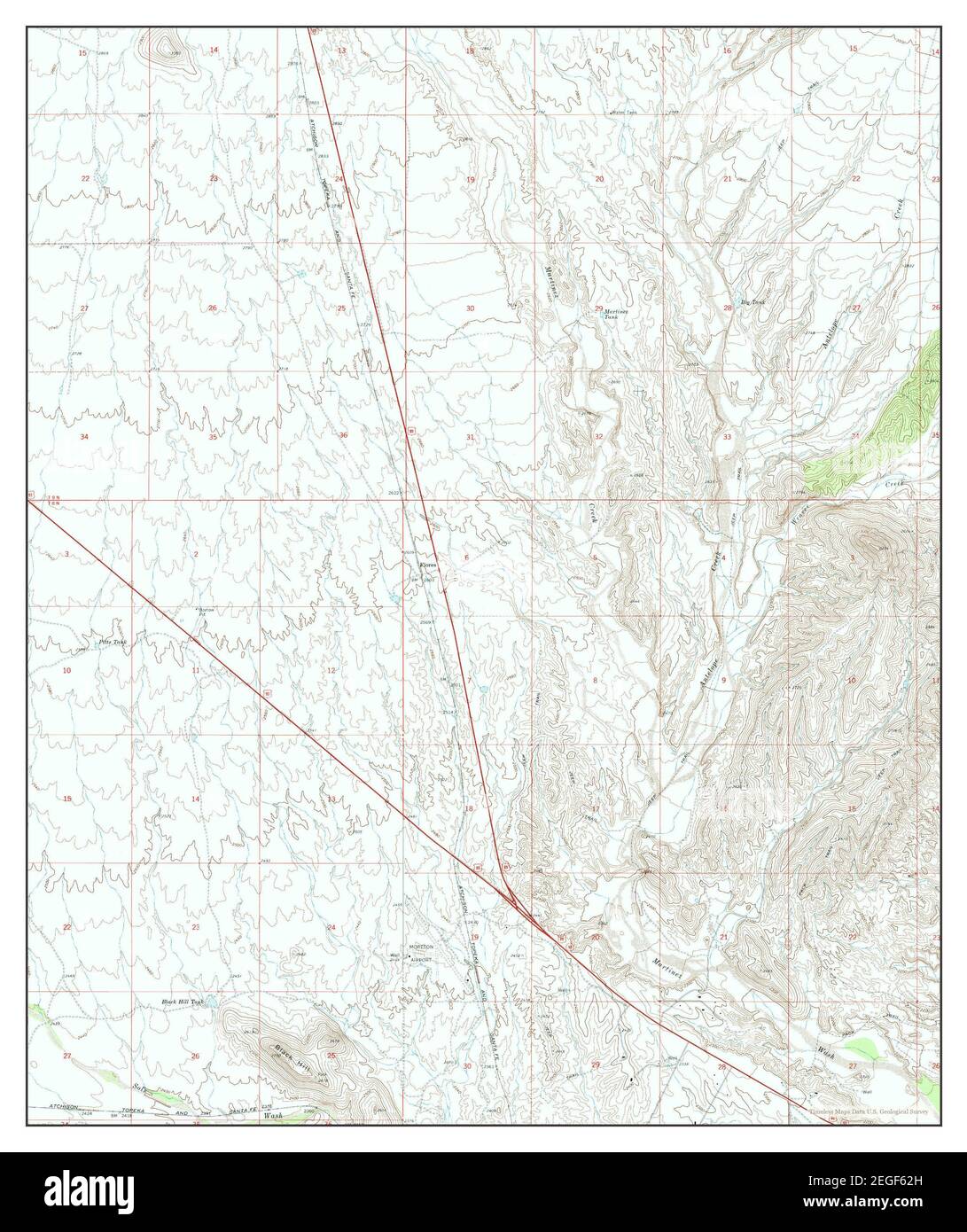 Flores, Arizona, map 1969, 1:24000, United States of America by Timeless Maps, data U.S. Geological Survey Stock Photo