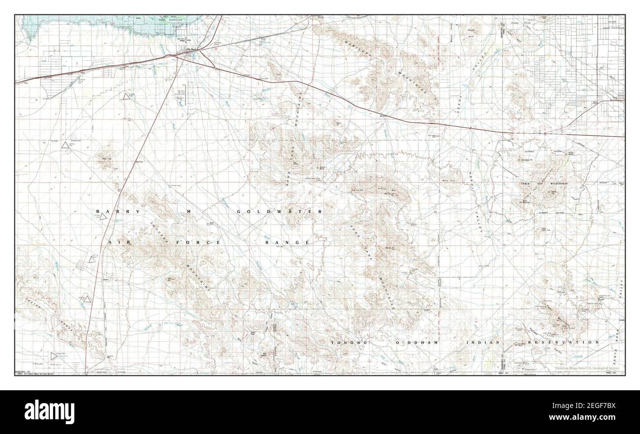 Gila bend arizona map Cut Out Stock Images & Pictures Alamy