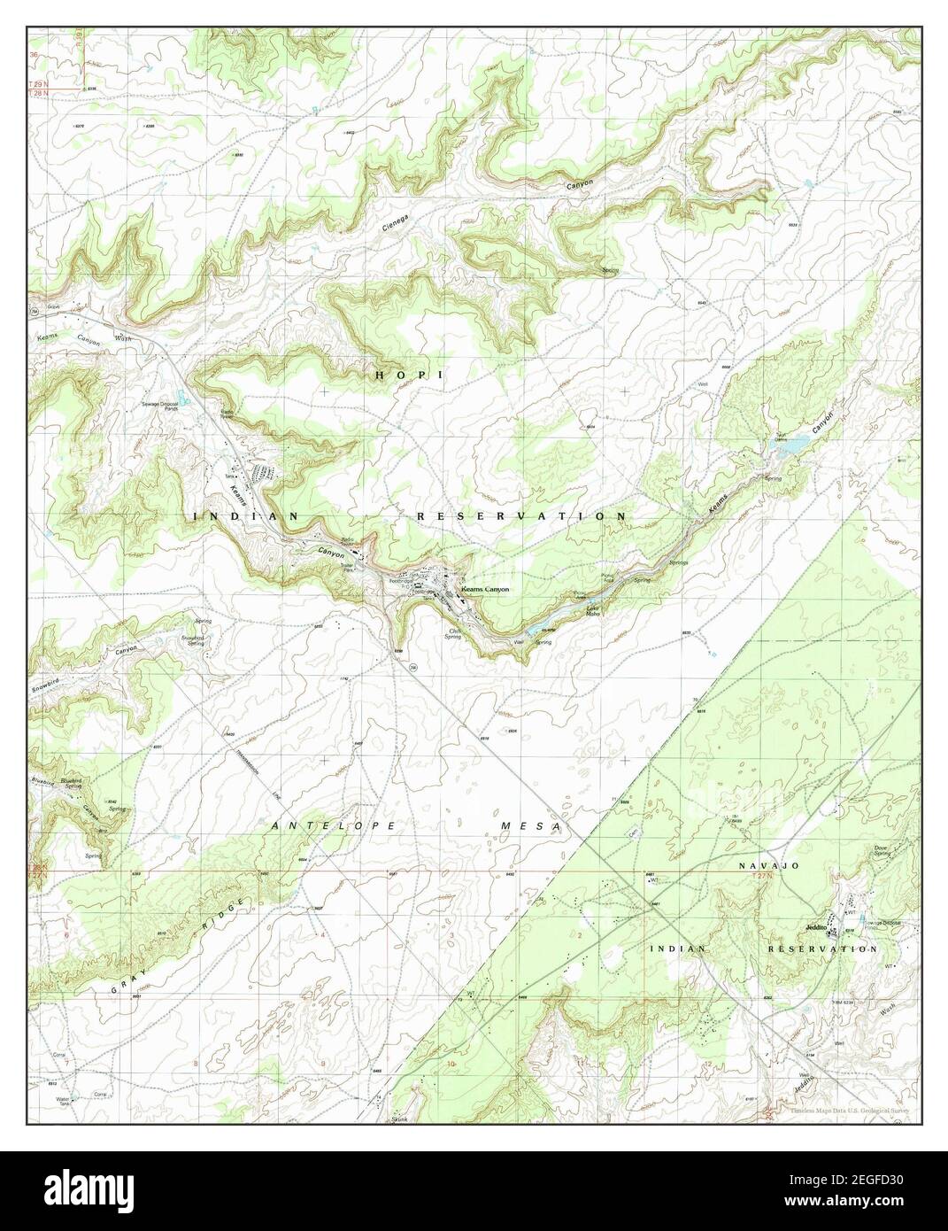 Map of keams canyon Cut Out Stock Images & Pictures Alamy