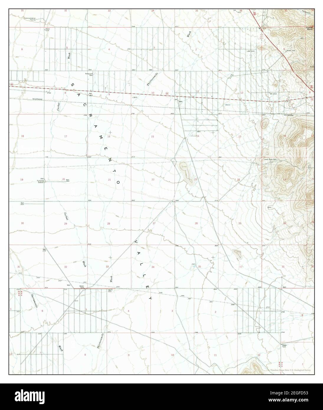Kingman NW, Arizona, map 1967, 124000, United States of America by
