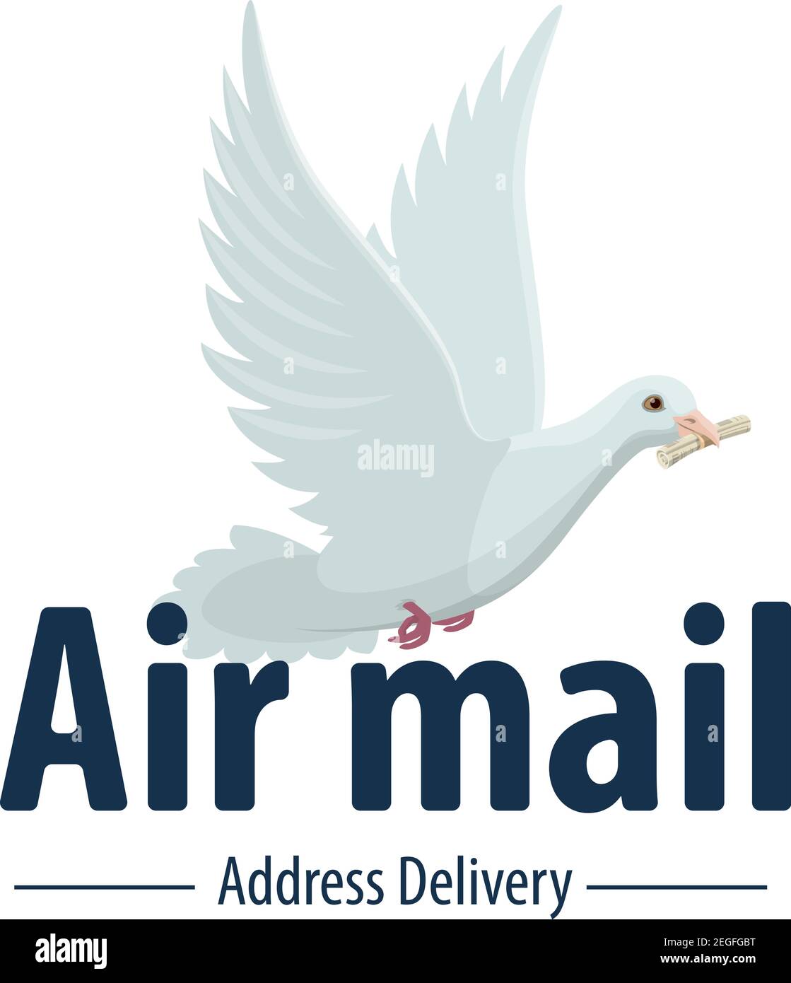 Express air mail logo Stock Vector Images Alamy