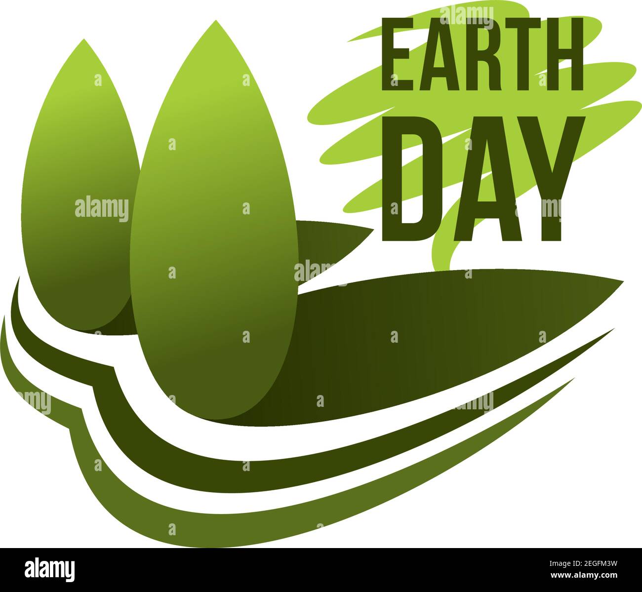 Earth day and save planet green design for environment conservation or ...