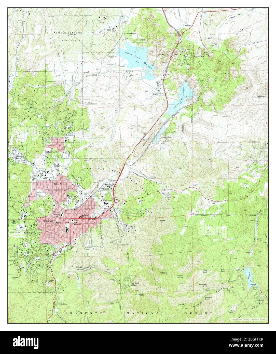 Prescott, Arizona, map 1973, 1:24000, United States of America by ...