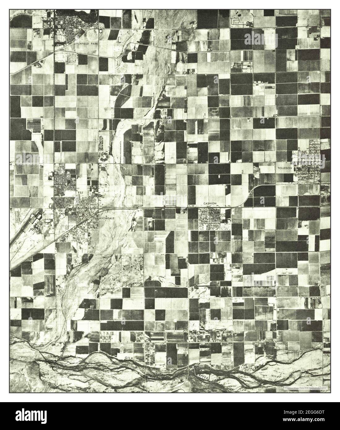 Tolleson, Arizona, map 1971, 124000, United States of America by Timeless Maps, data U.S