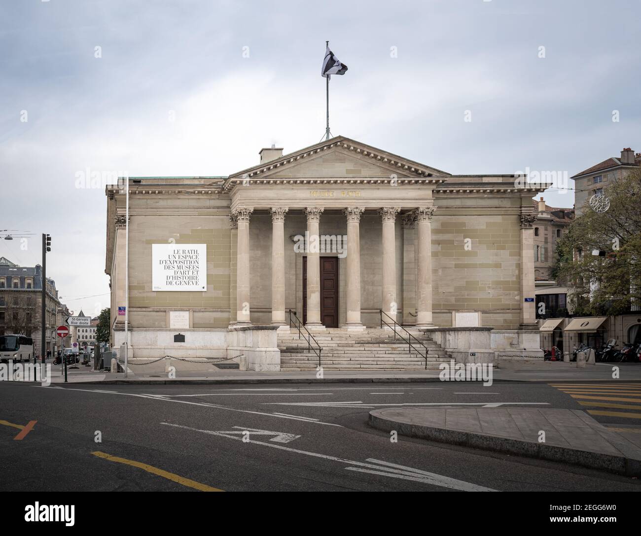 Rath Museum at Place de Neuve - Geneva, Switzerland Stock Photo