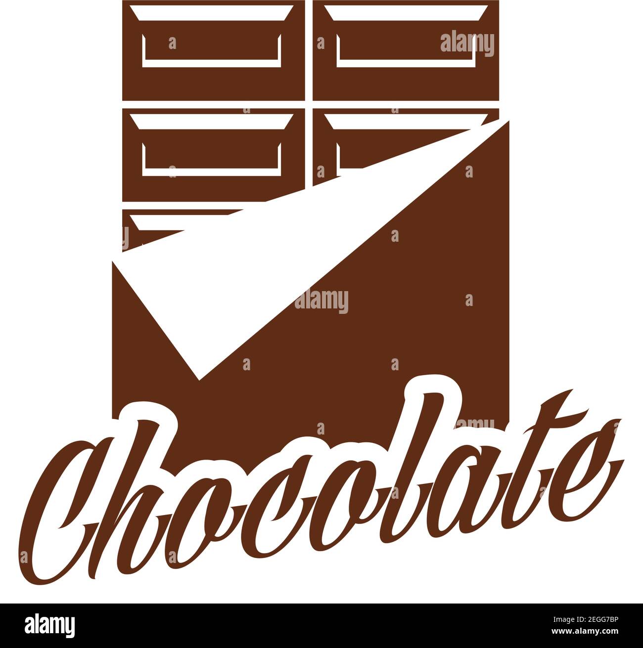 Chocolate bar candy comfit in wrapper icon, Vector chocolate product