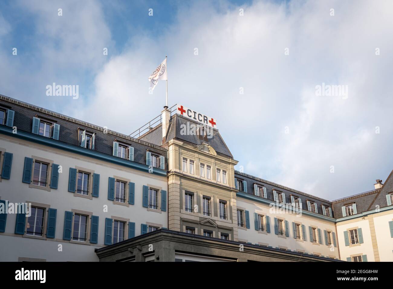 International Committee of the Red Cross Headquarters - Geneva, Switzerland Stock Photo
