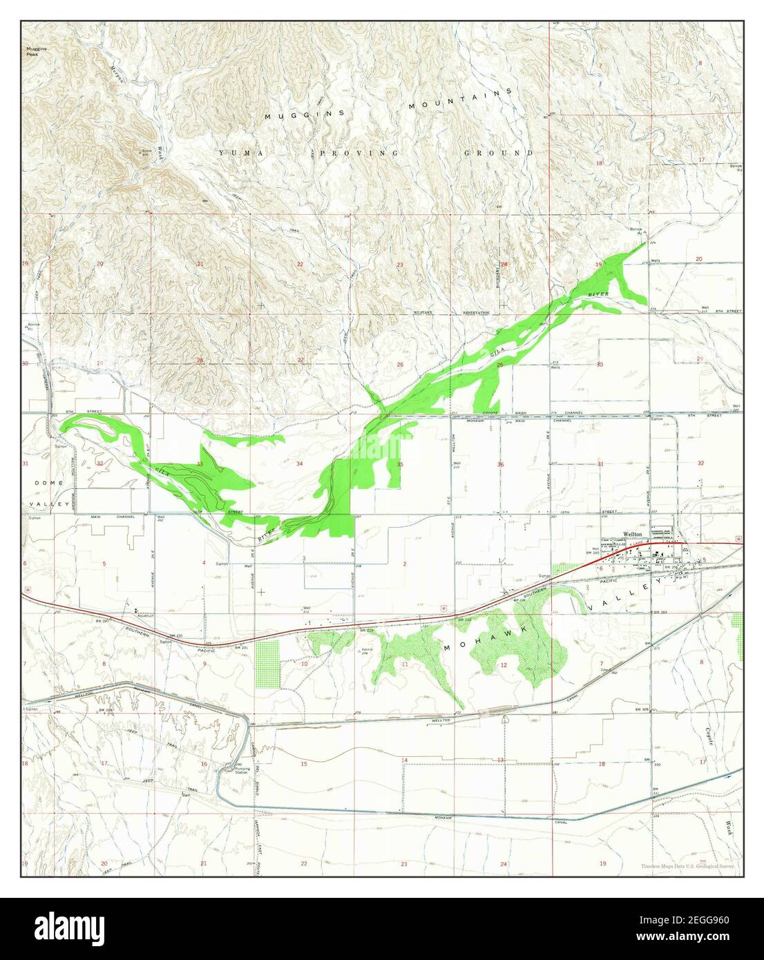 Wellton map hires stock photography and images Alamy