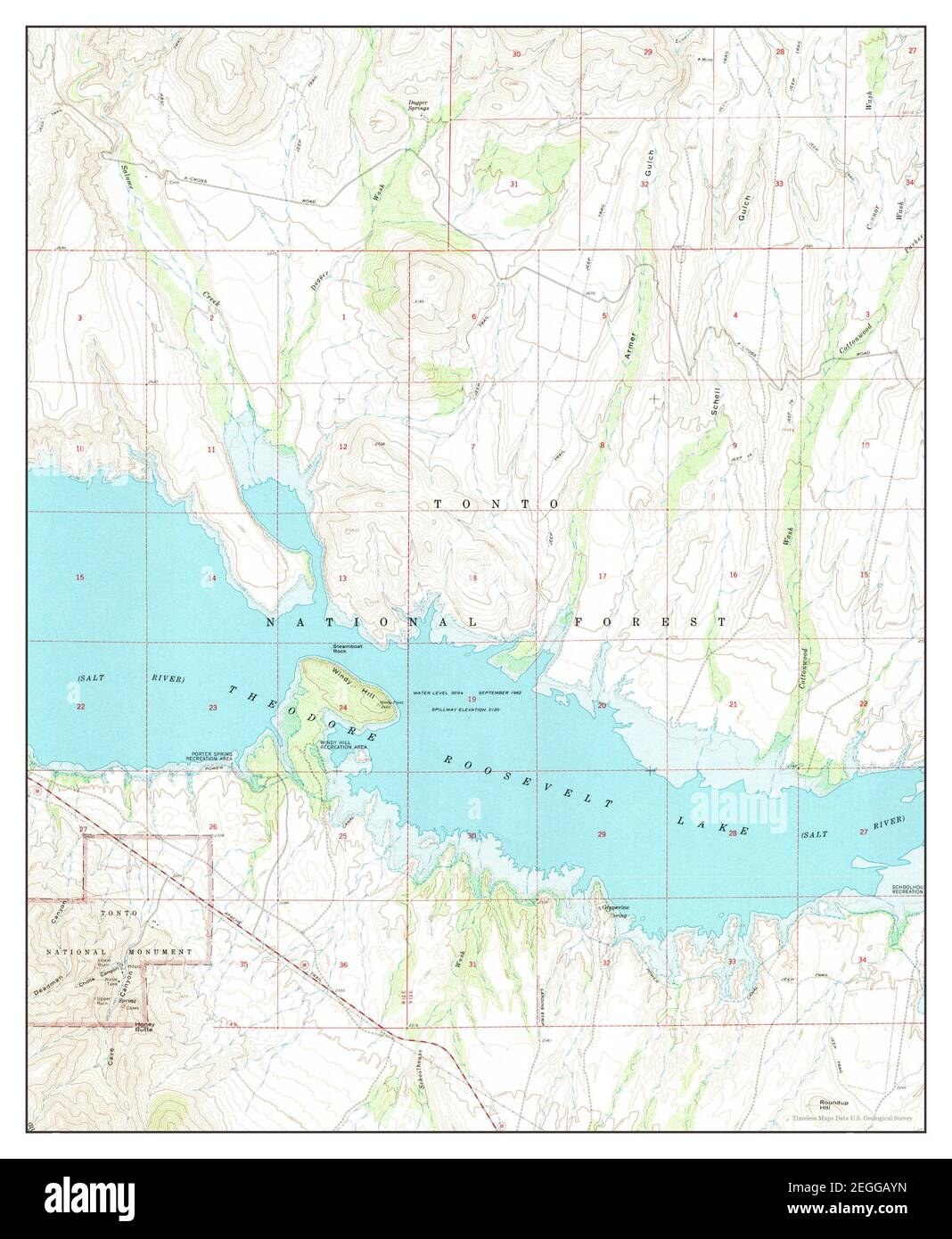 Windy Hill, Arizona, map 1964, 1:24000, United States of America by ...