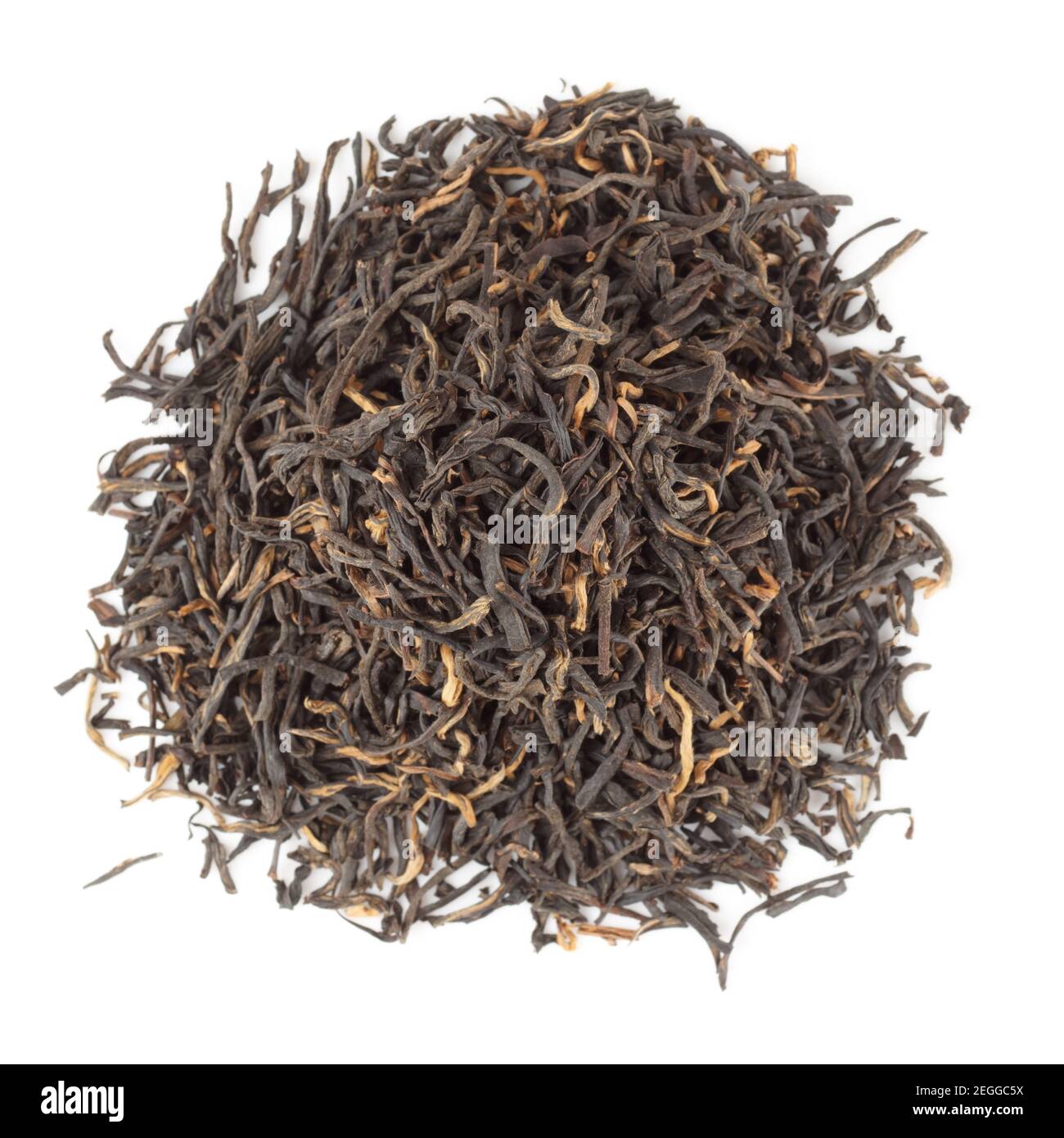 Premium quality red tea from Ansi, China, isolated on white background ...