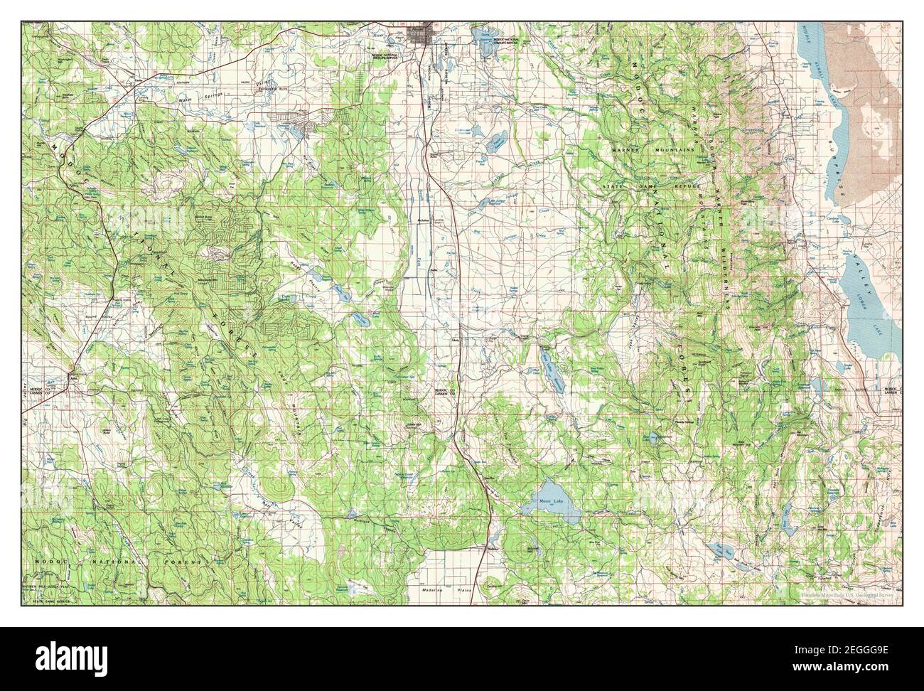 Alturas, California, map 1983, 1100000, United States of America by Timeless Maps, data U.S