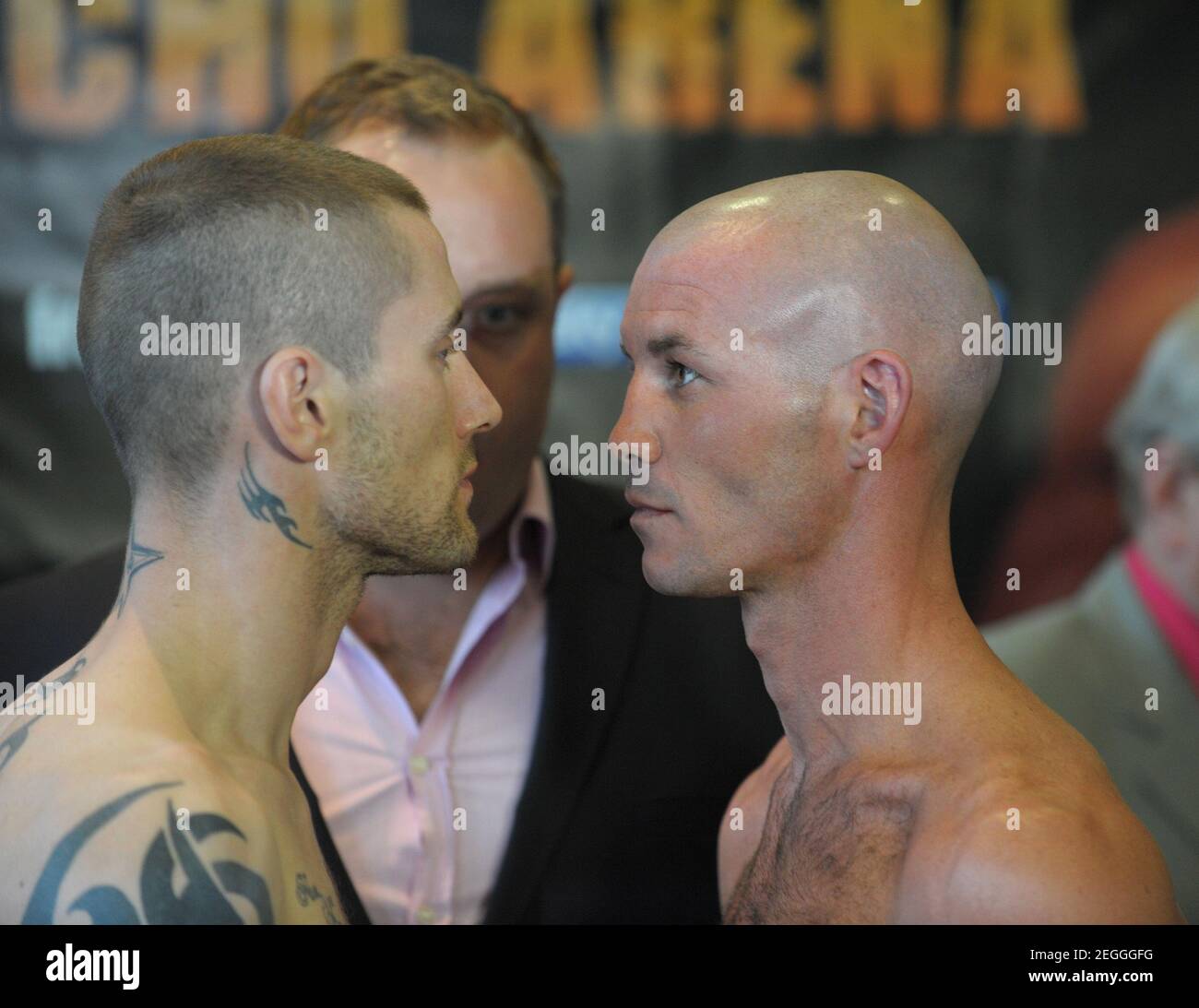 Nicky cook weigh in hilton liverpool hi-res stock photography and ...