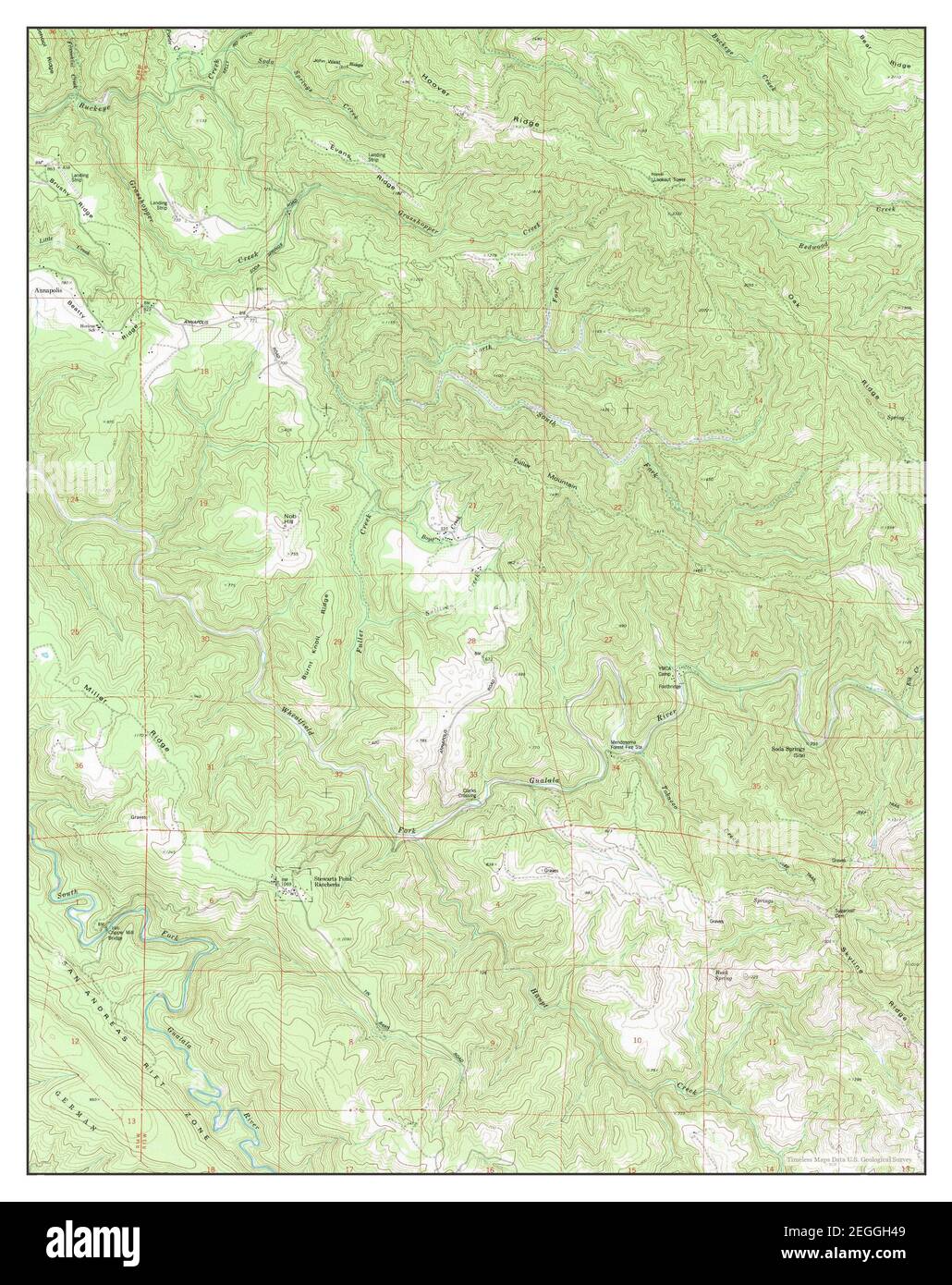 Annapolis, California, map 1977, 1:24000, United States of America by ...