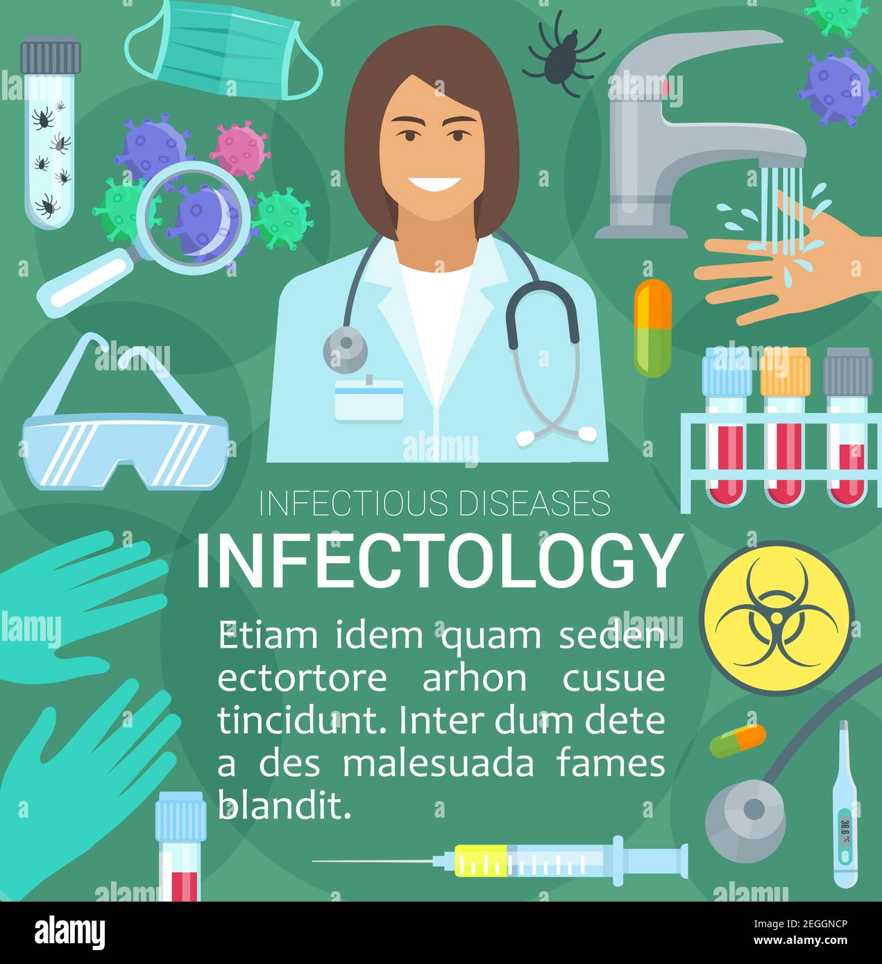 Infectious disease control infections Stock Vector Images Alamy