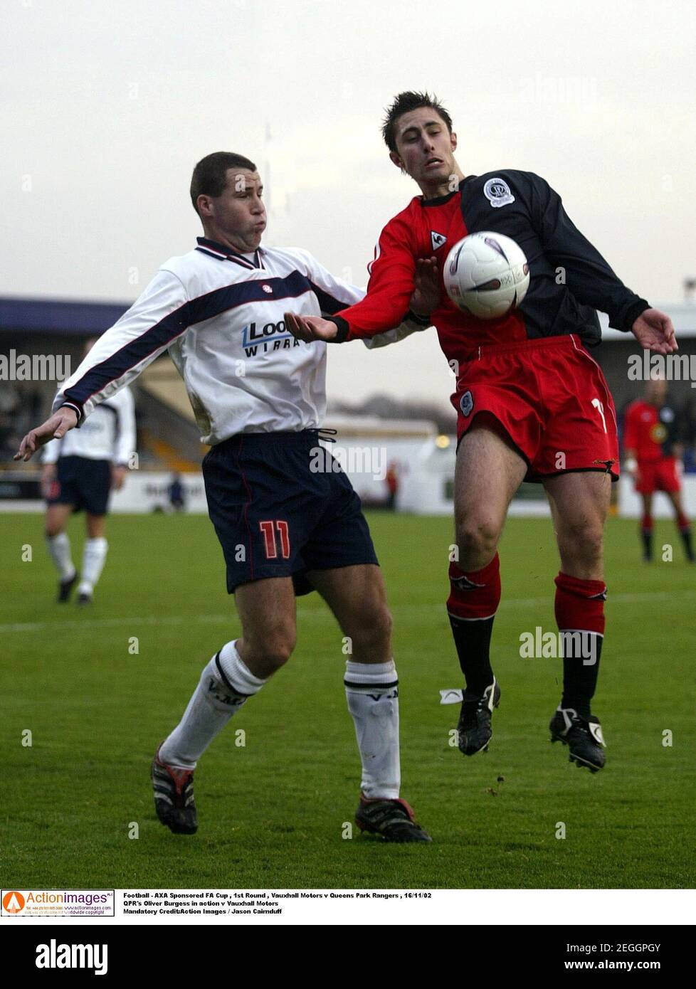 Football Fa Cup 1st Round Vauxhall Motors V Queens Park Rangers 16 11 02 Qpr S Oliver Burgess In Action V Vauxhall Motors Mandatory Credit Action Images Jason Cairnduff Stock Photo Alamy Football Fa Cup 1st Round Vauxhall Motors V Queens Park Rangers 16 11 02 Qpr S Oliver Burgess In Action V Vauxhall Motors Mandatory Credit Action Images Jason Cairnduff Stock Photo Alamy