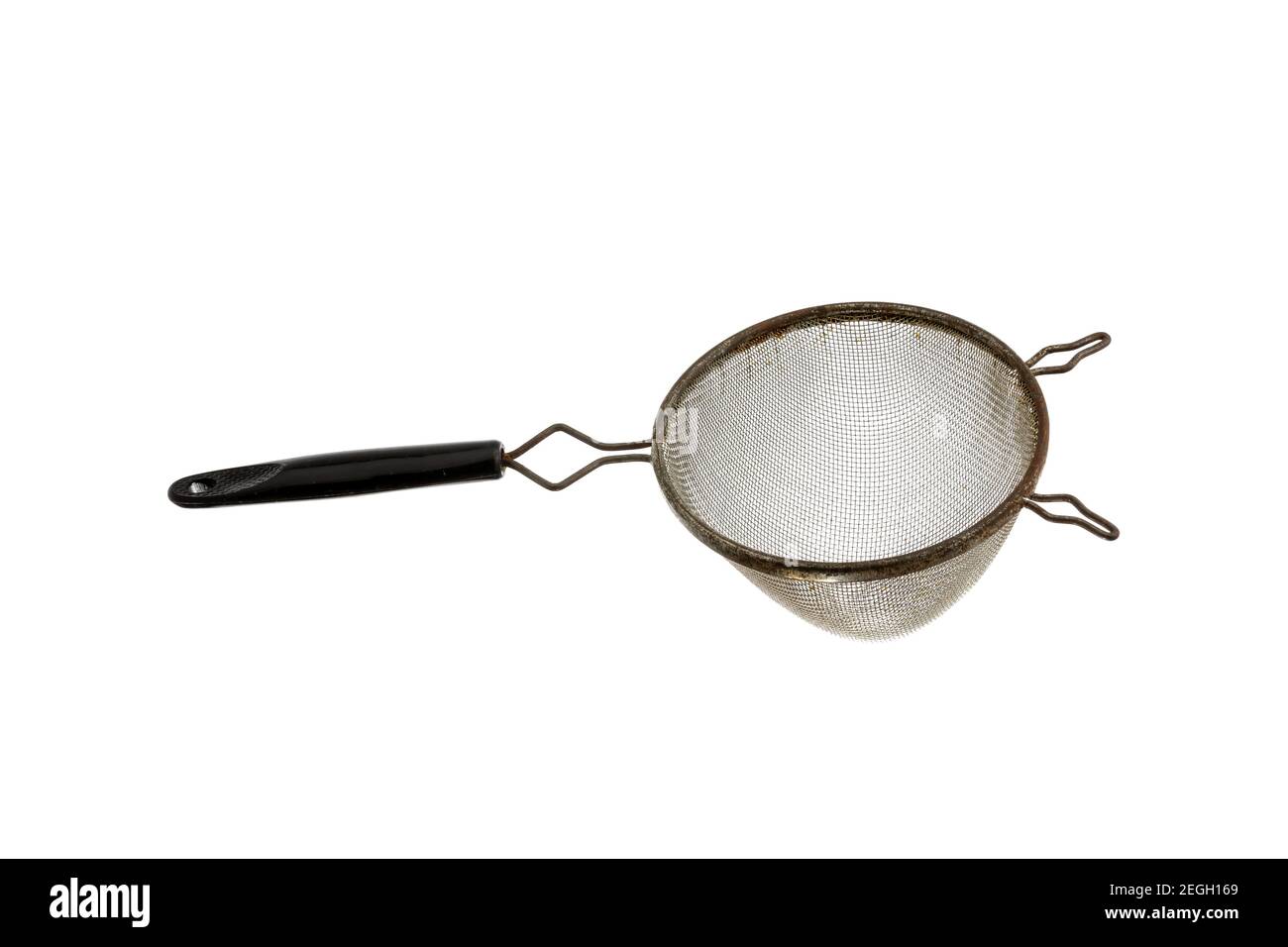 Antique Tea Strainer Stock Photo Alamy
