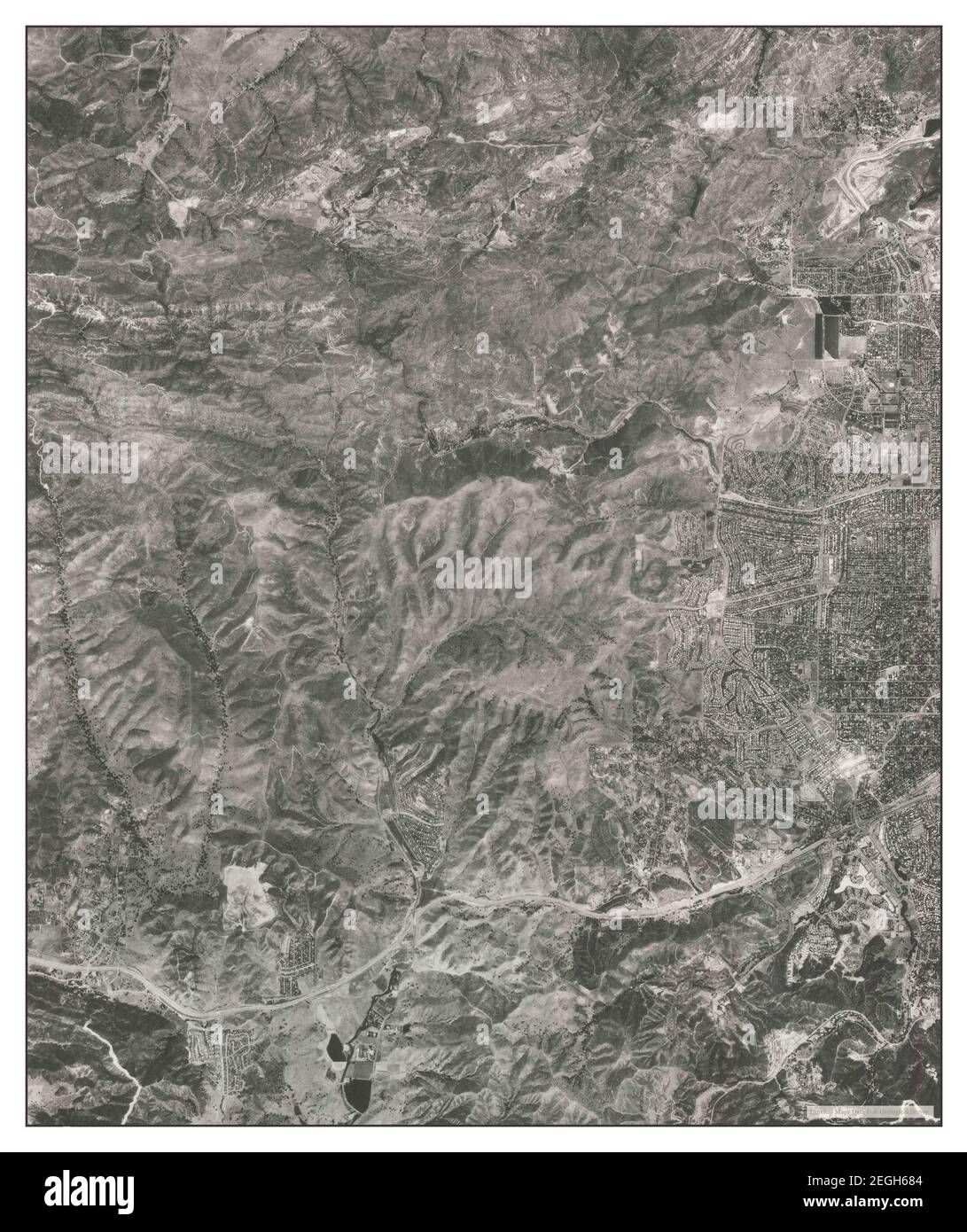 Calabasas, California, map 1976, 124000, United States of America by