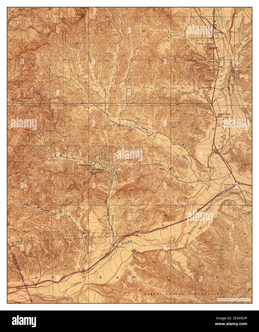 Castaic California Map