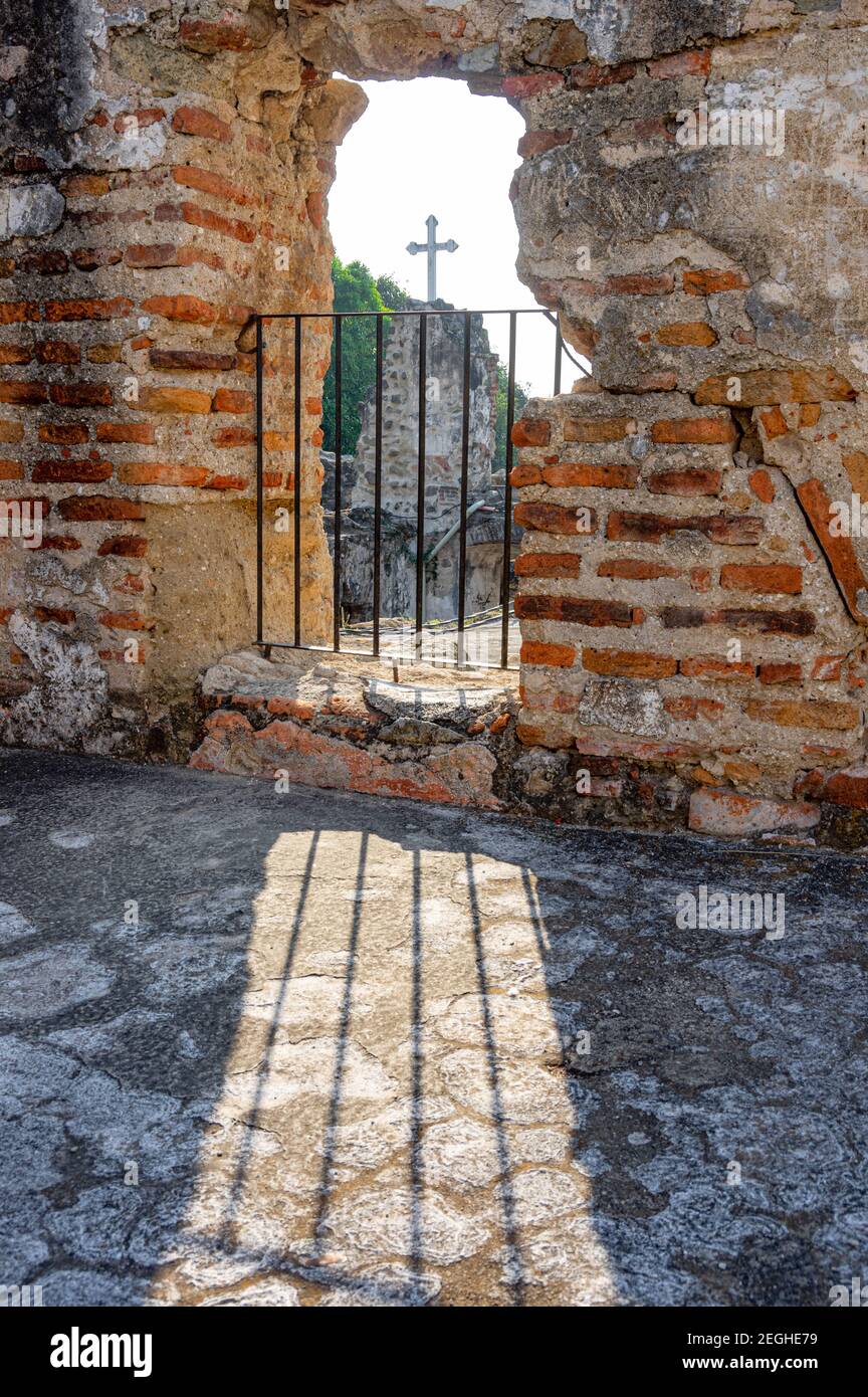 The ruins of Antigua Guatemala, a UNESCO World Heritage site Stock Photo