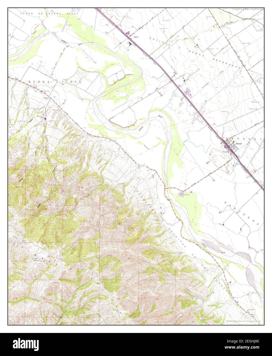 Chualar, California, map 1947, 124000, United States of America by