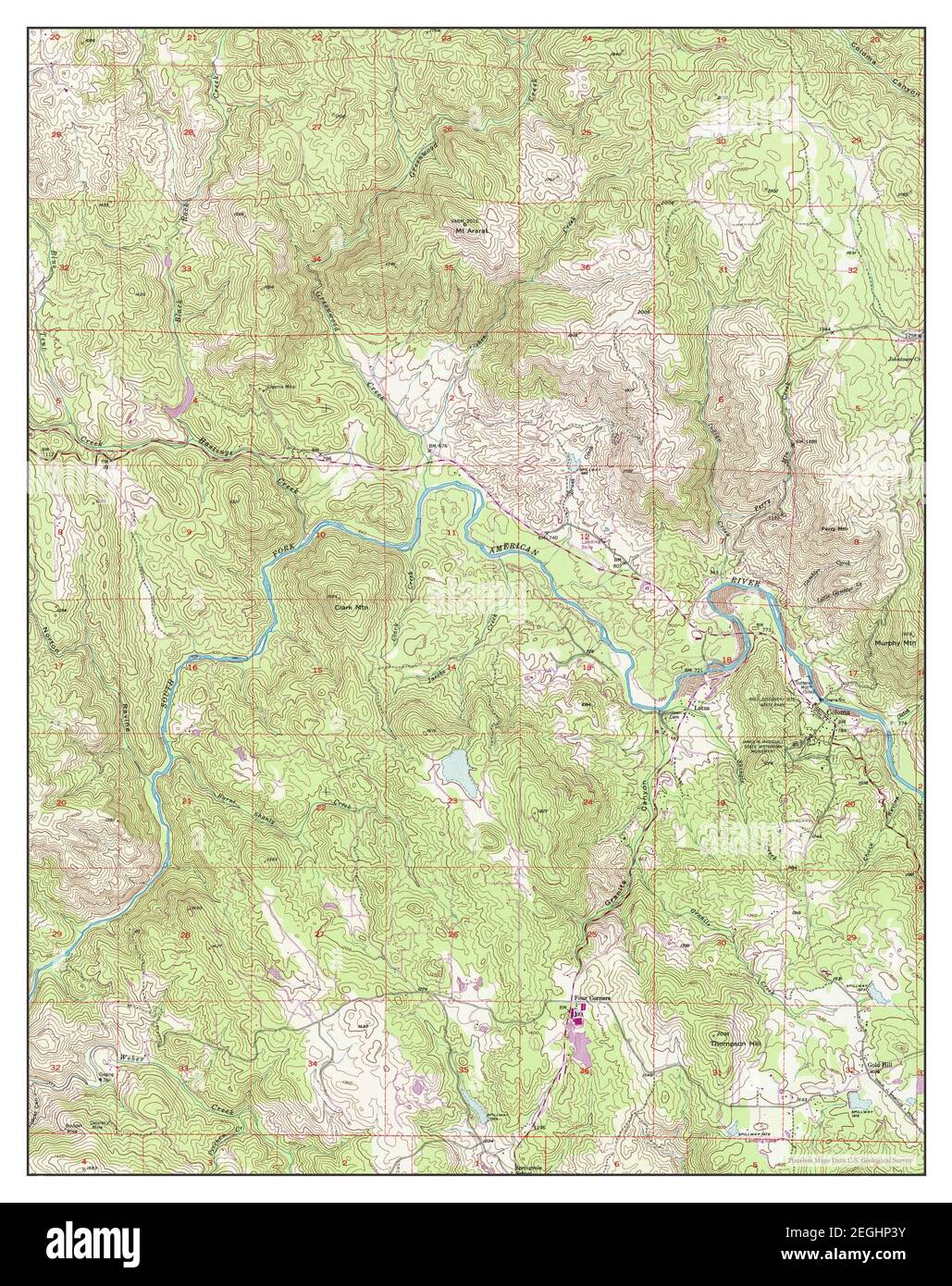 Coloma, California, map 1949, 124000, United States of America by