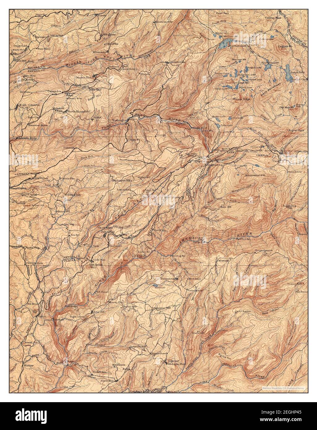 Colfax, California, map 1900, 1125000, United States of America by Timeless Maps, data U.S