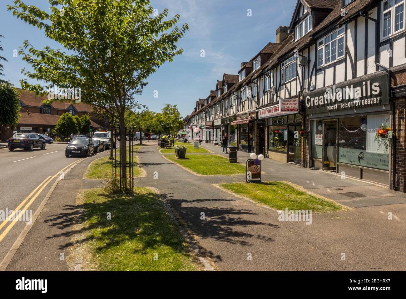 High street banstead surrey england hires stock photography and images
