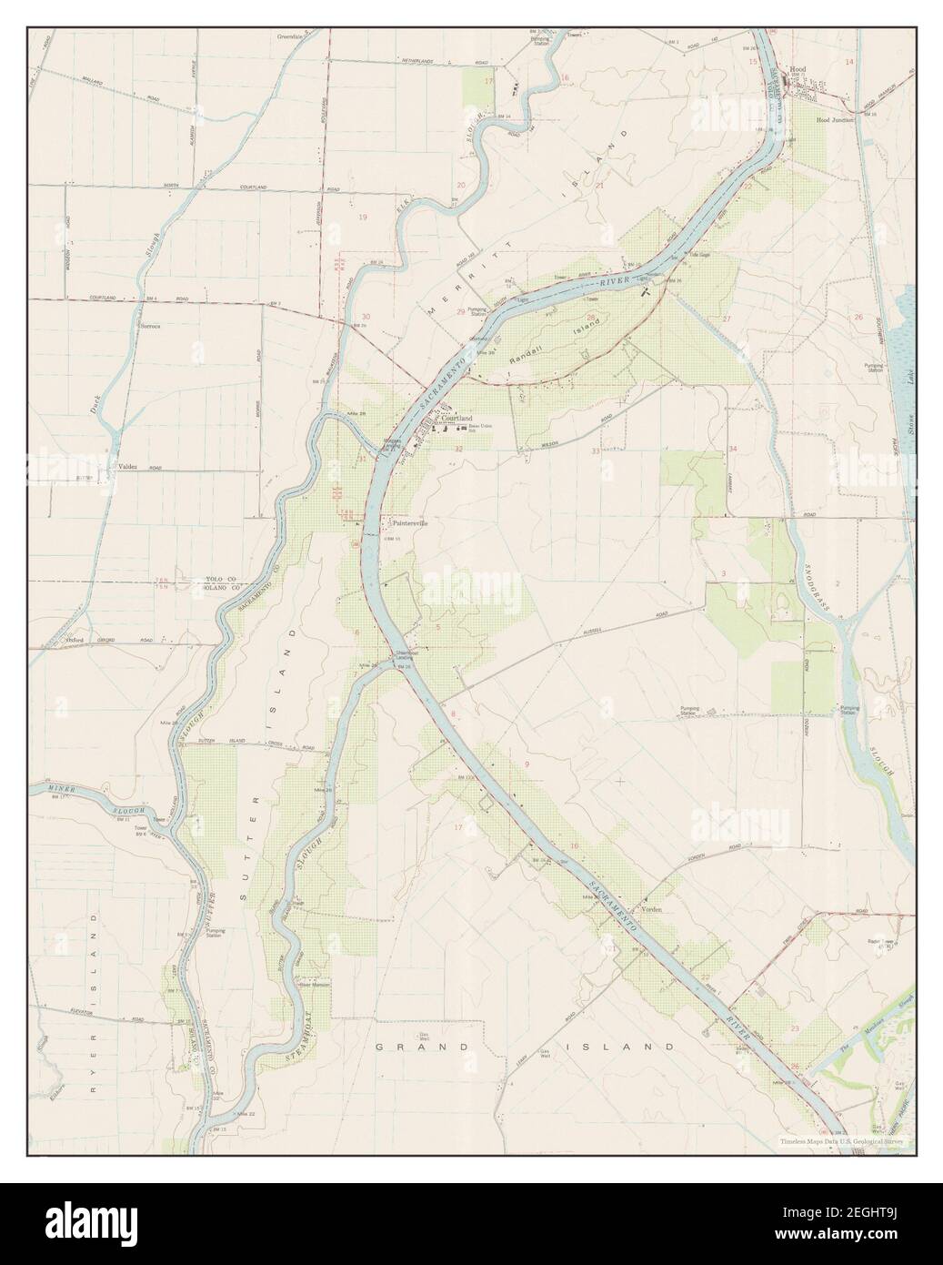 Map of courtland hires stock photography and images Alamy