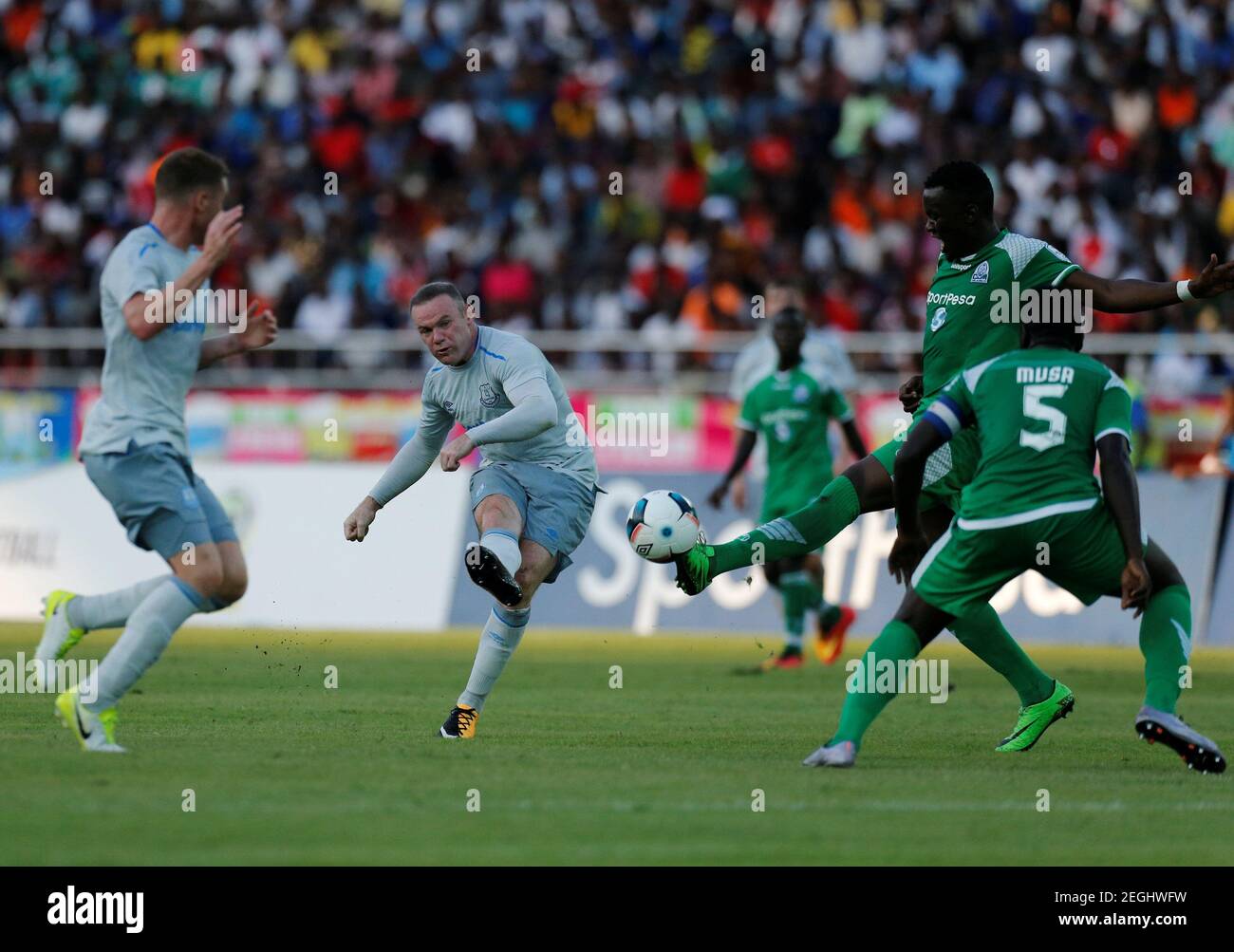 Soccer Football Gor Mahia Fc V Everton Pre Season Friendly Dar Es Salaam Tanzania July 13 2017 Everton S Wayne Rooney Scores Their First Goal Reuters Thomas Mukoya Stock Photo Alamy