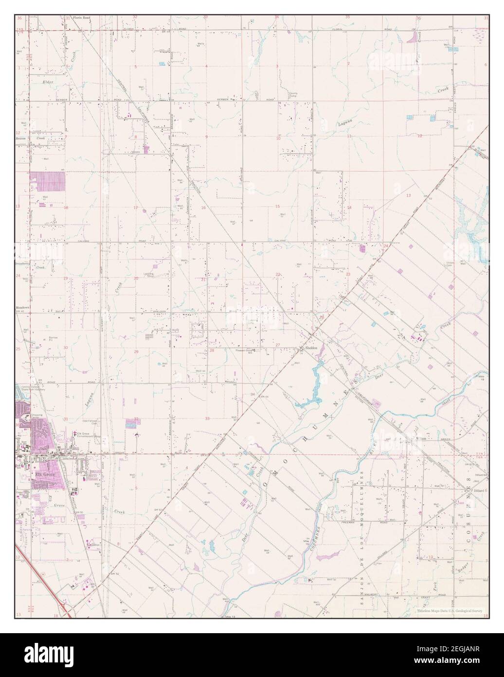 Elk Grove Ca Map Elk Grove, California, Map 1968, 1:24000, United States Of America By  Timeless Maps, Data U.s. Geological Survey Stock Photo - Alamy