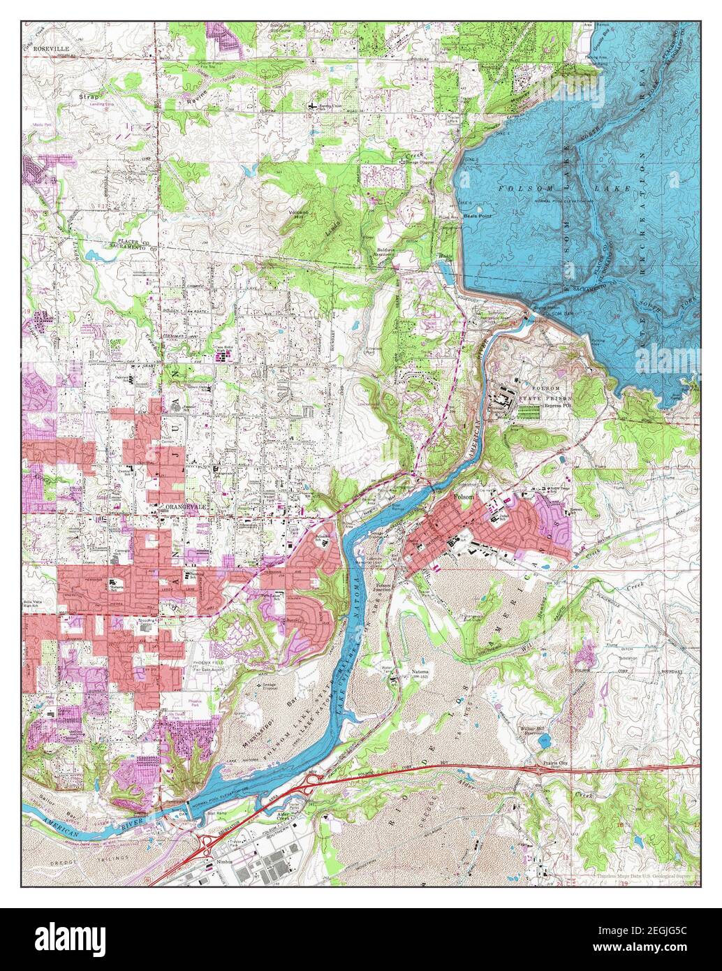Historic Maps Of Folsom Ca