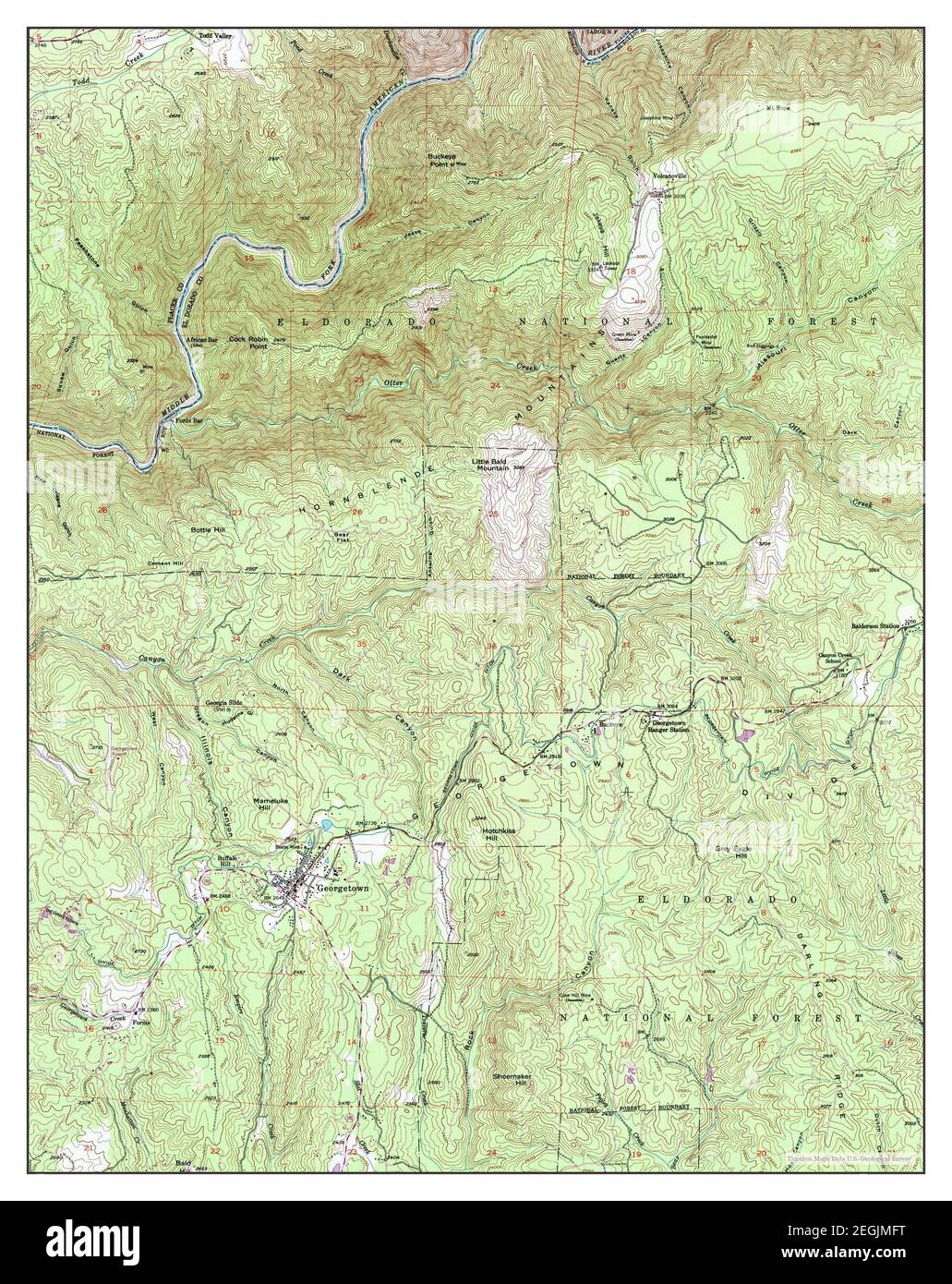 California, map 1949, 124000, United States of America by Timeless Maps, data U.S