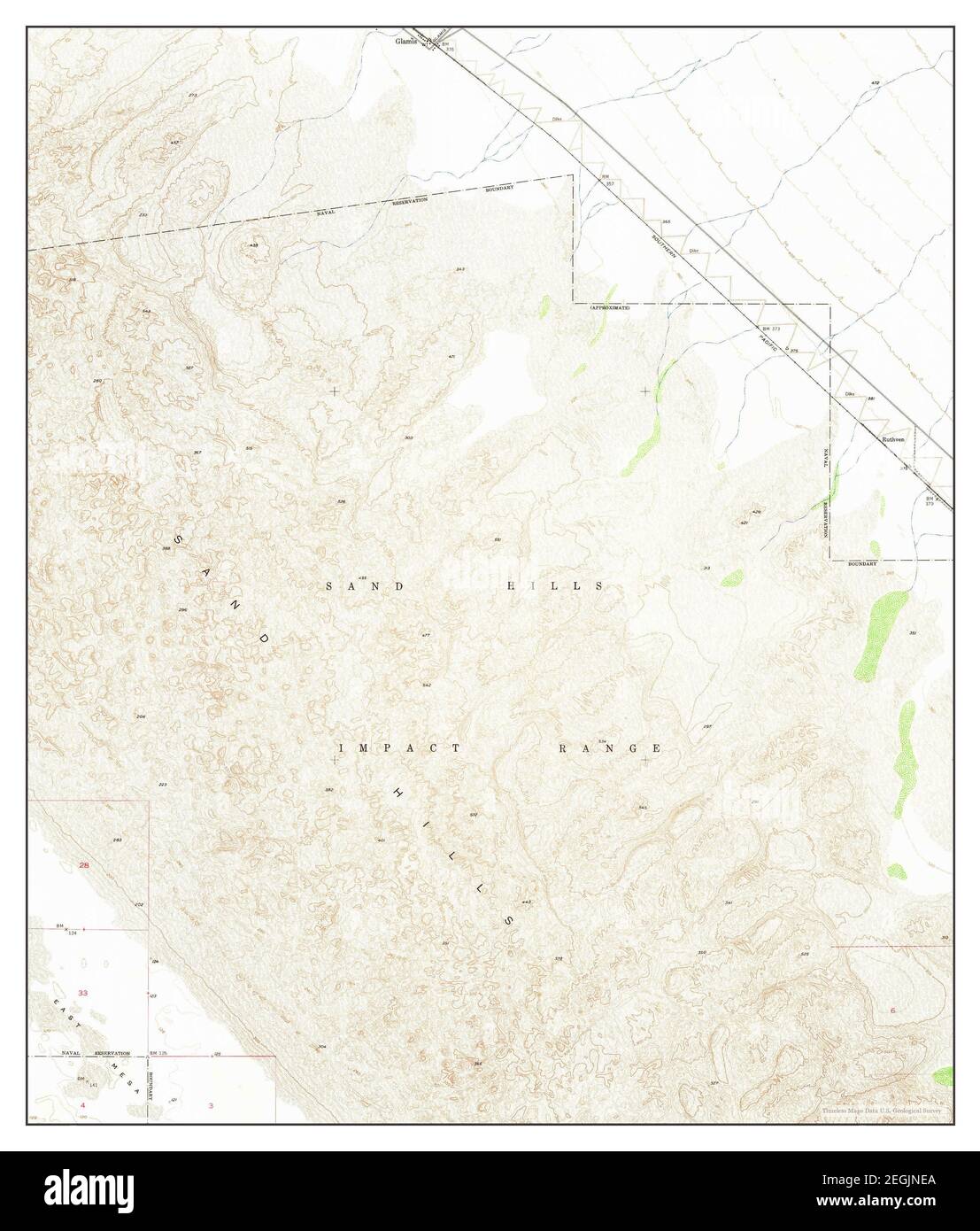 Glamis California map 1955 1 24000 - Glamis California Map 1955 124000 United States Of America By Timeless Maps Data Us Geological Survey 2EGJNEA