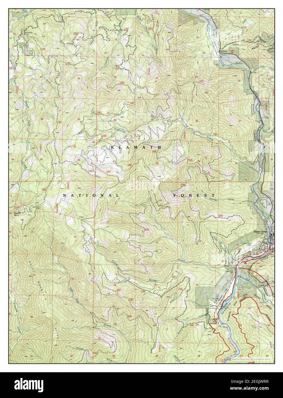 Happy camp california map Cut Out Stock Images & Pictures Alamy