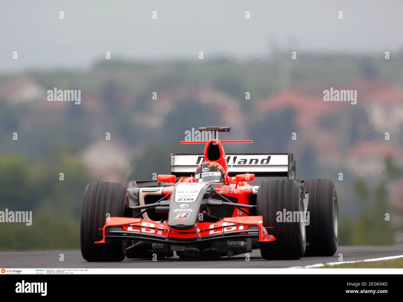 Formula One F1 Hungarian Grand Prix 2006 Budapest Hungary 4 8 06 Christijan Albers Midland Toyota Mandatory Credit Action Images Crispin Thruston Stock Photo Alamy