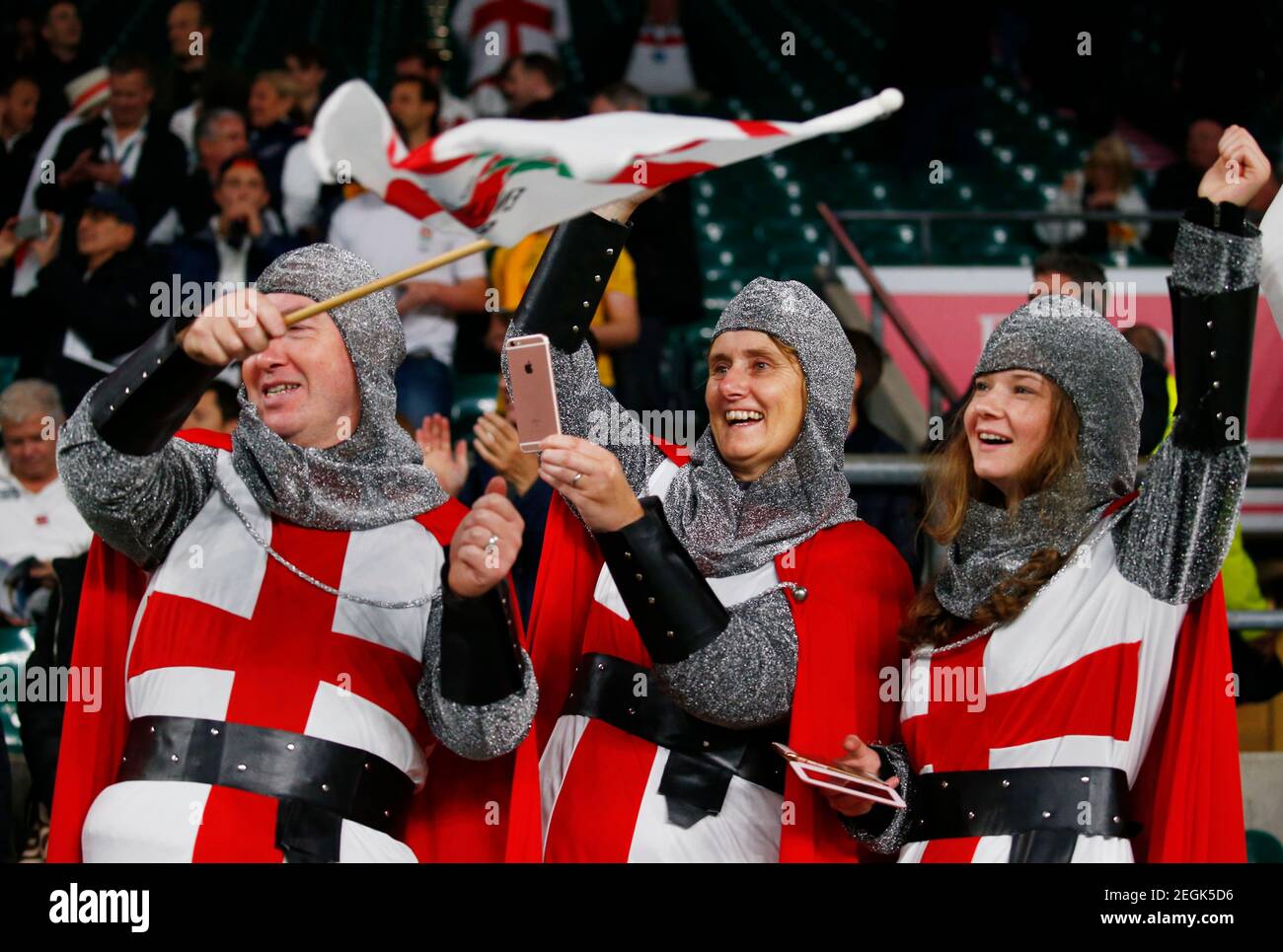 Rugby Union - England v Australia - IRB Rugby World Cup 2015 Pool A - Twickenham Stadium, London, England - 3/10/15  England fans before the match  Reuters / Andrew Winning  Livepic Stock Photo