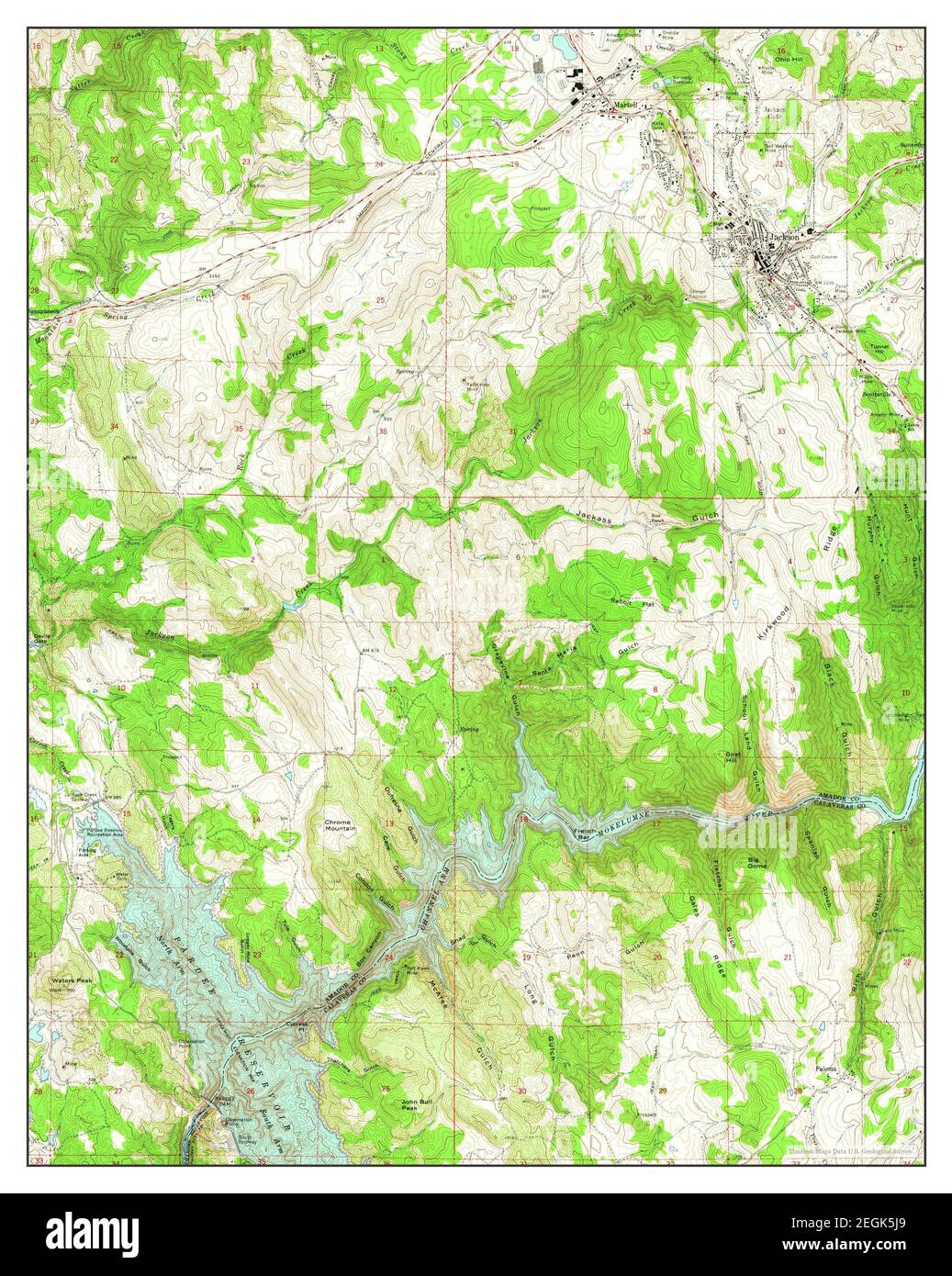 Mapa De Jackson California