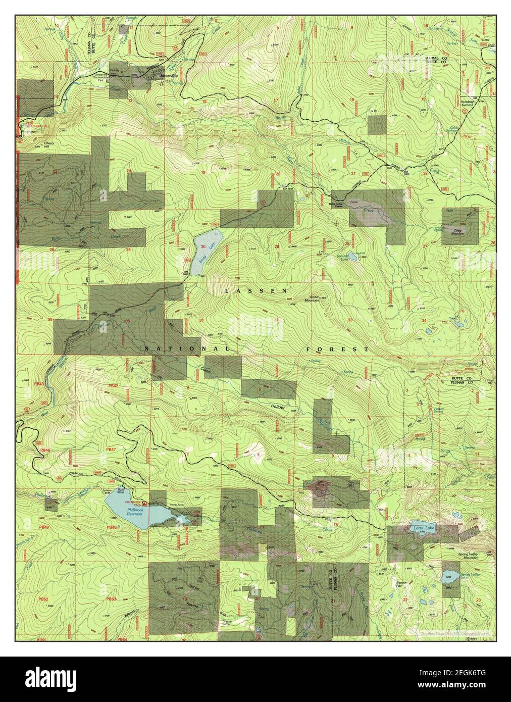 Map of jonesville hires stock photography and images Alamy