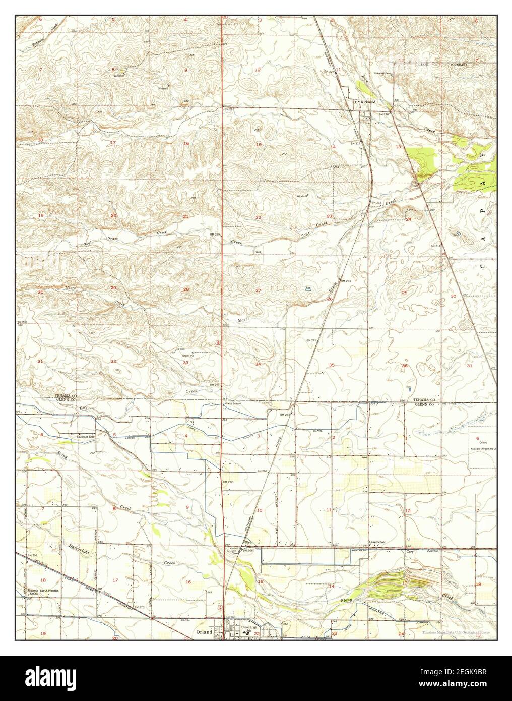 Kirkwood California Map 1950 124000 United States Of America By