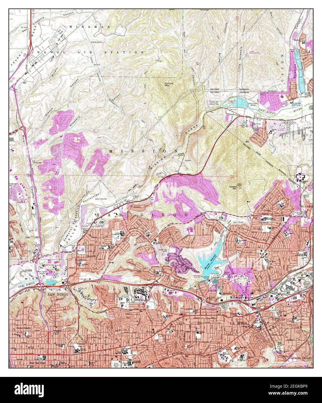 La Mesa California map 1967 - La Mesa California Map 1967 124000 United States Of America By Timeless Maps Data Us Geological Survey 2EGKBP9