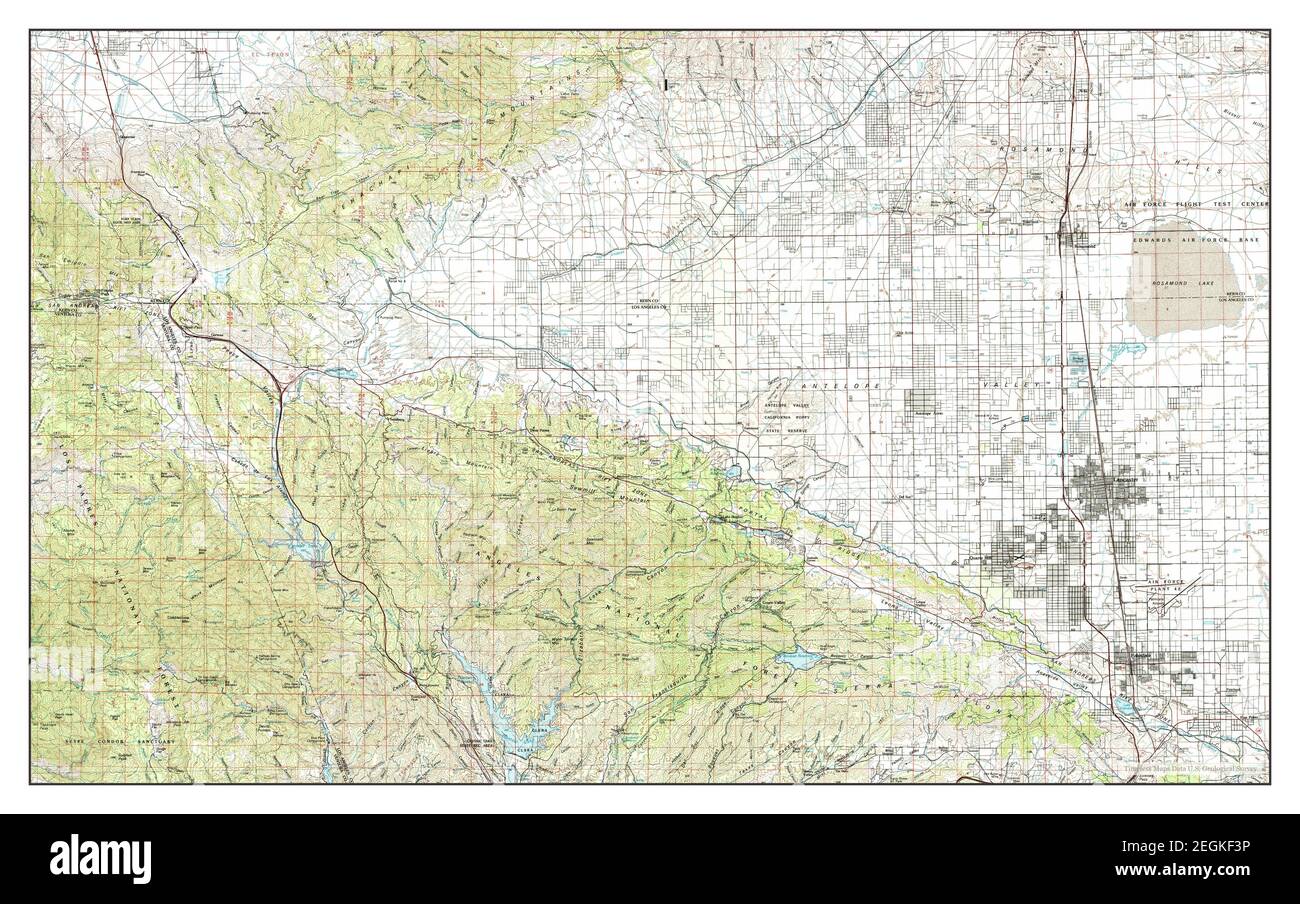 Lancaster california map Cut Out Stock Images & Pictures Alamy