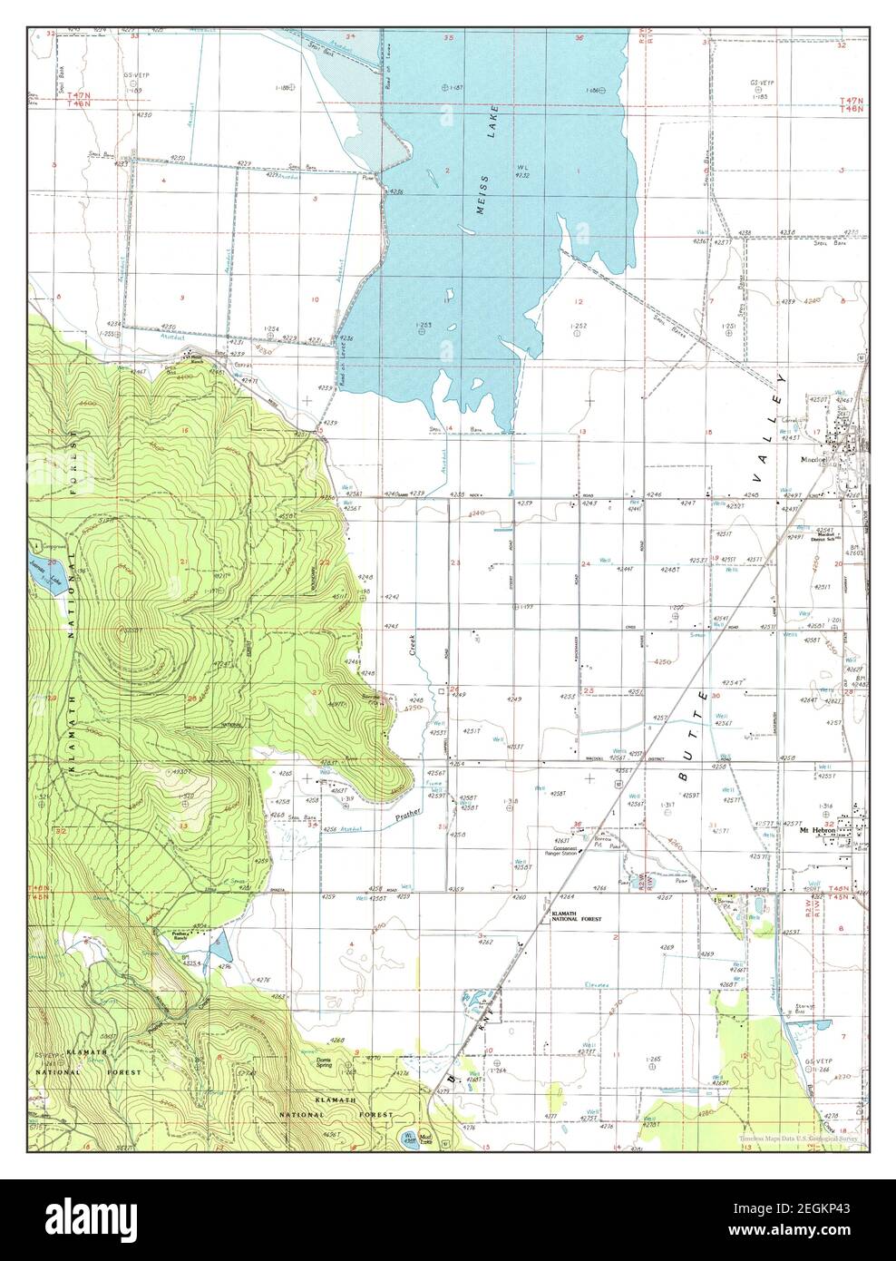 Macdoel, California, map 1985, 124000, United States of America by