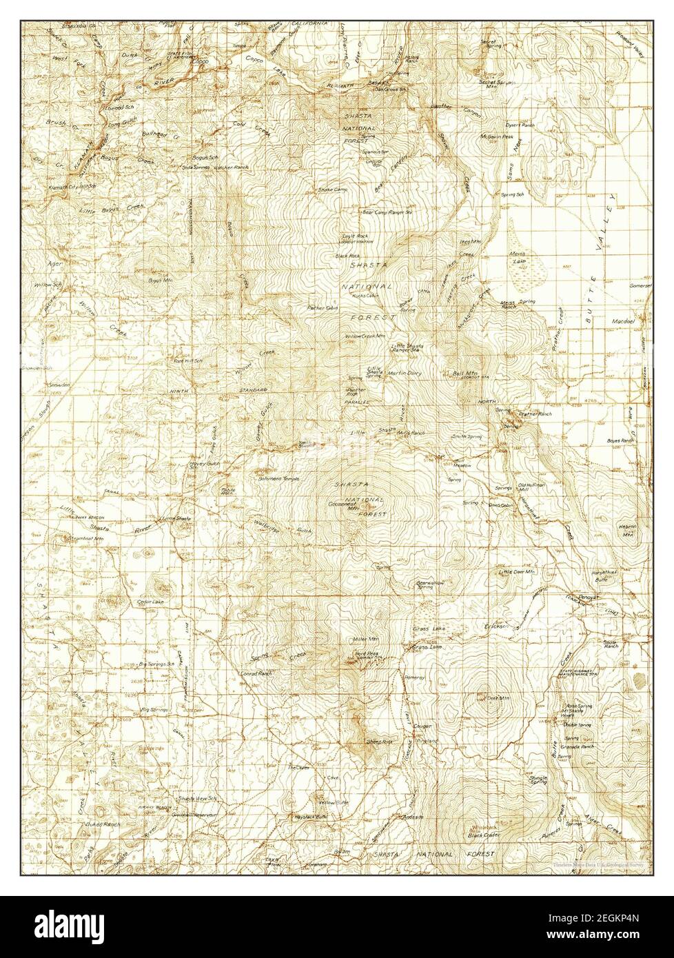 Macdoel, California, map 1934, 196000, United States of America by